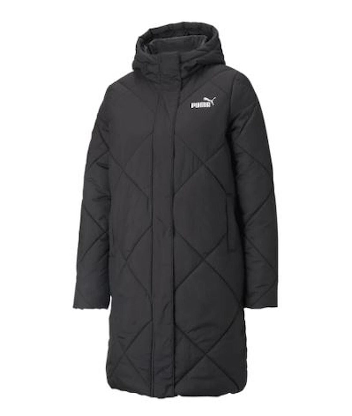 PUMA ESS PADDED COAT SİYAH KADIN MONT 58765001 