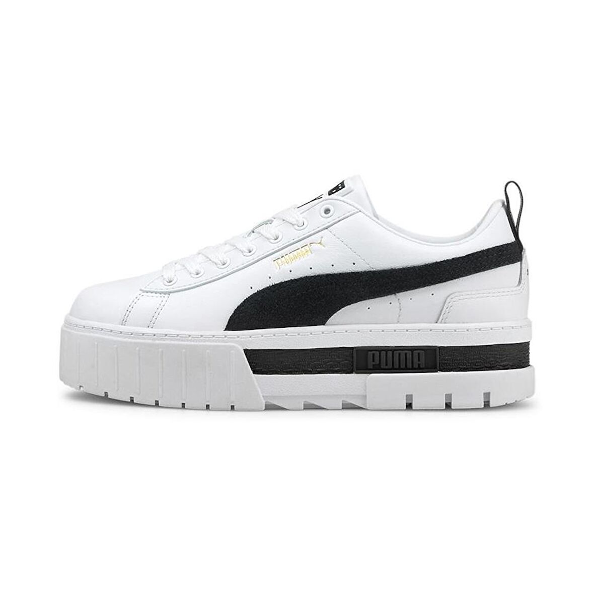 Puma Mayze Lth Wn s Platformlu Sneaker Kadın Günlük Spor Ayakkabı Beyaz 38198301