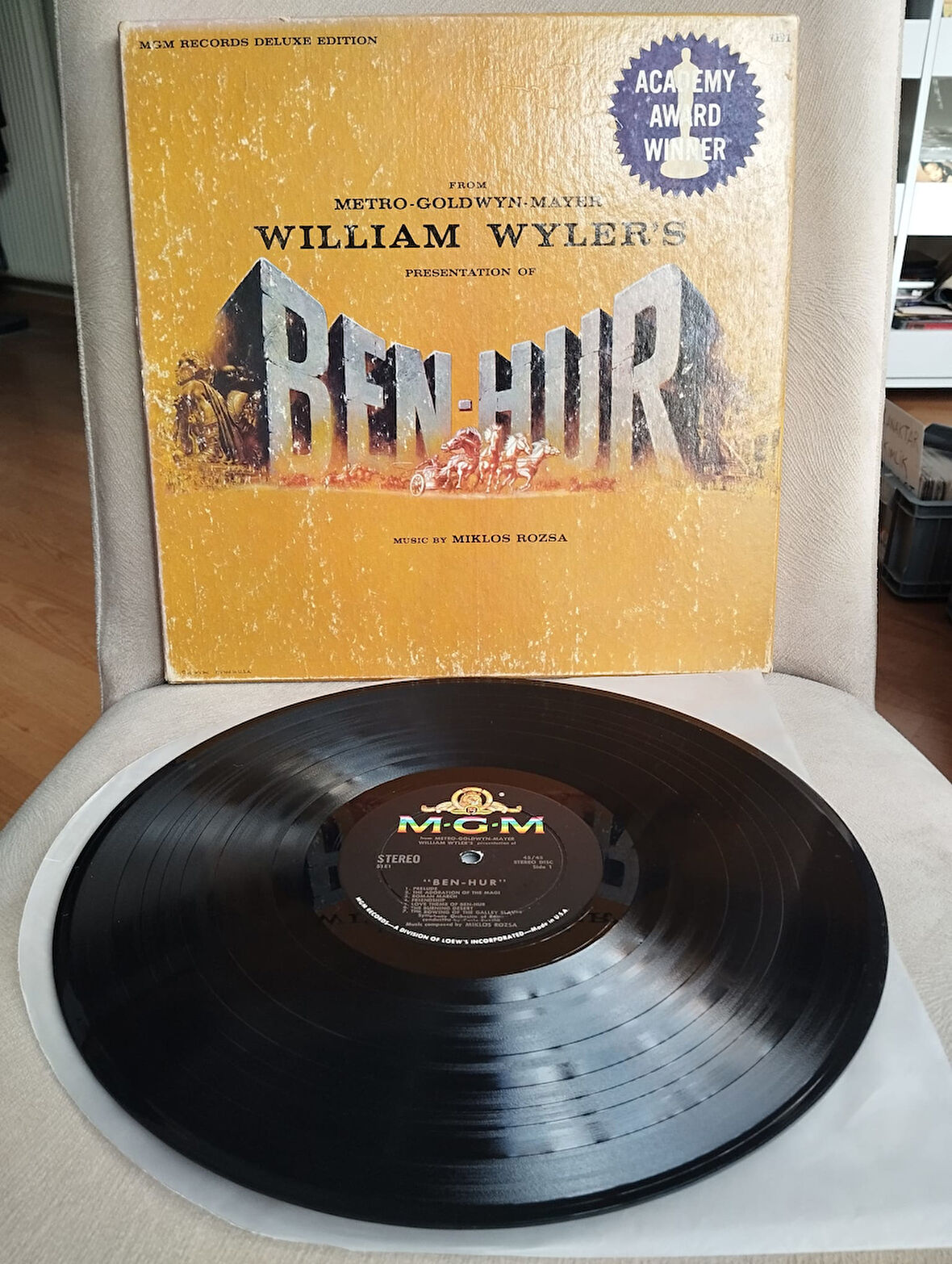Miklos Rozsa  – Ben-Hur  - 1959  Amerika Basım 33 lük Plak - Lp Box Set-2.el