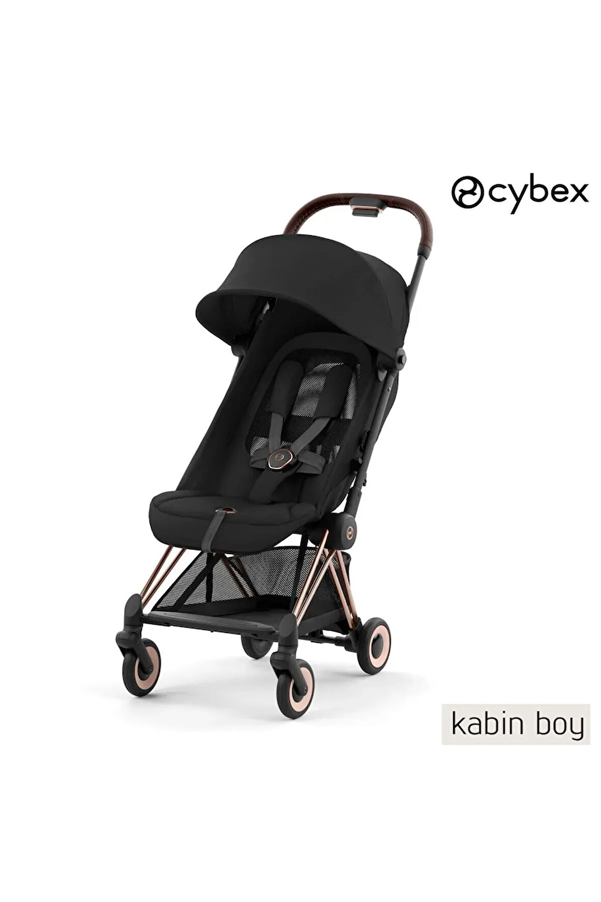 Coya (rosegold-sephia black) kabin boy lüks bebek arabası