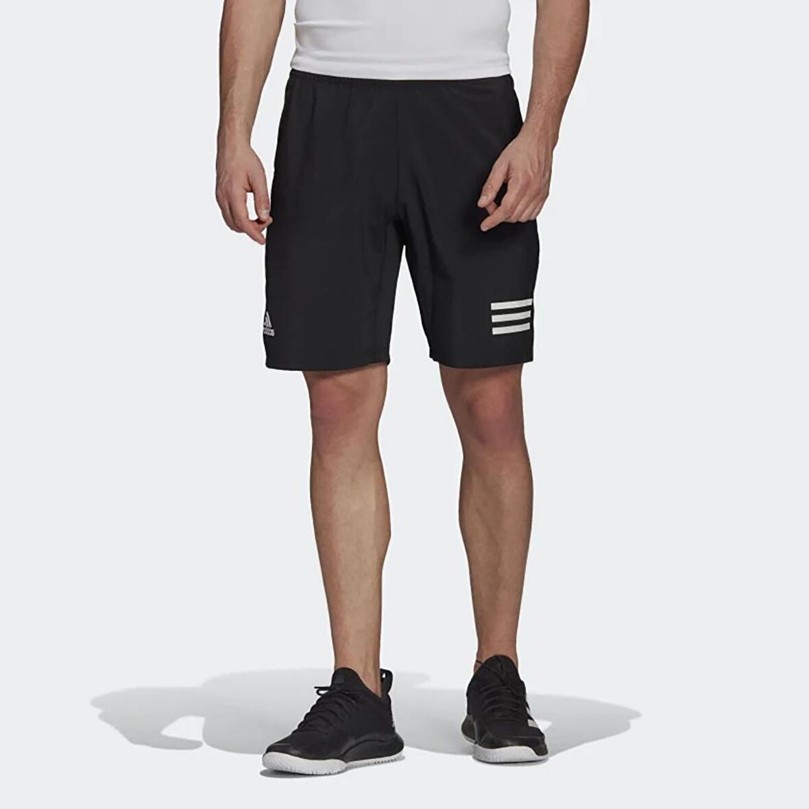ADİDAS GL5411 Club 3 Stripes Erkek Siyah Tenis Şortu