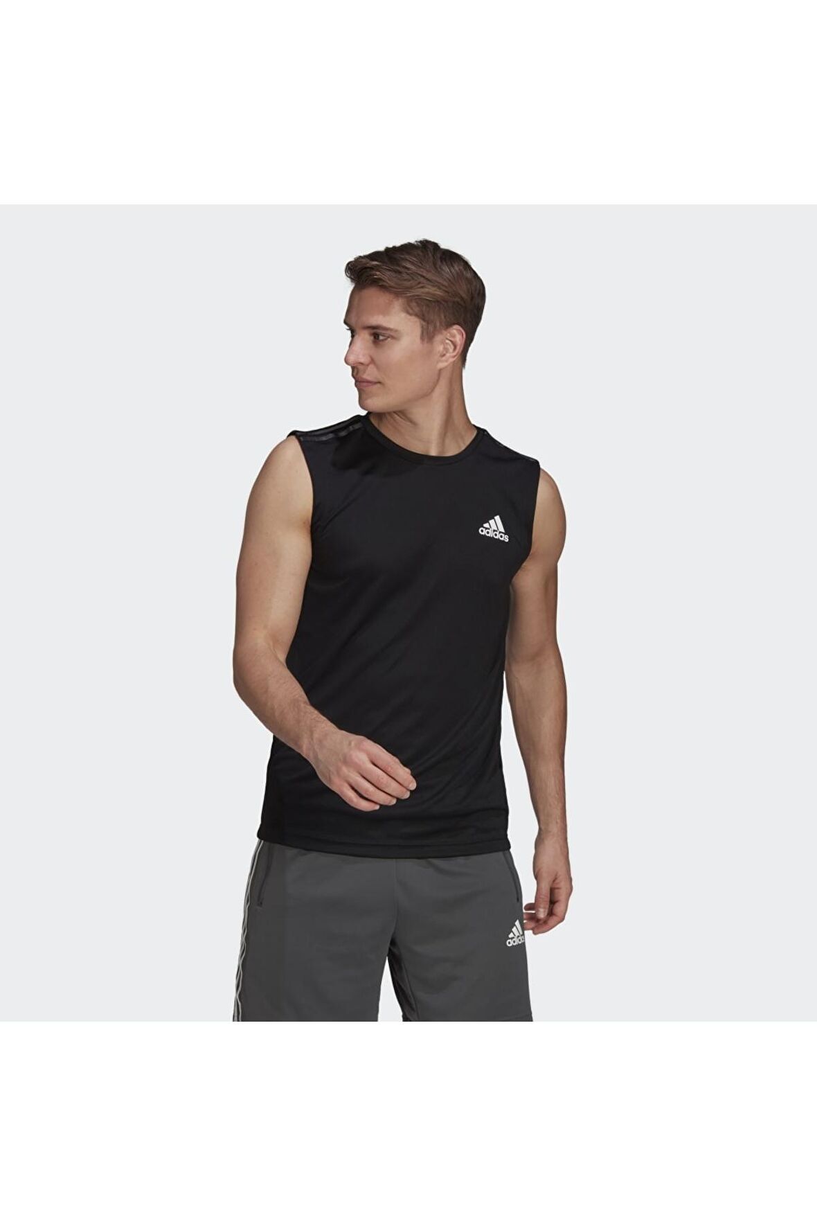 Adidas Erkek Koşu - Yürüyüş T-shirt M 3S Tk Gm2130