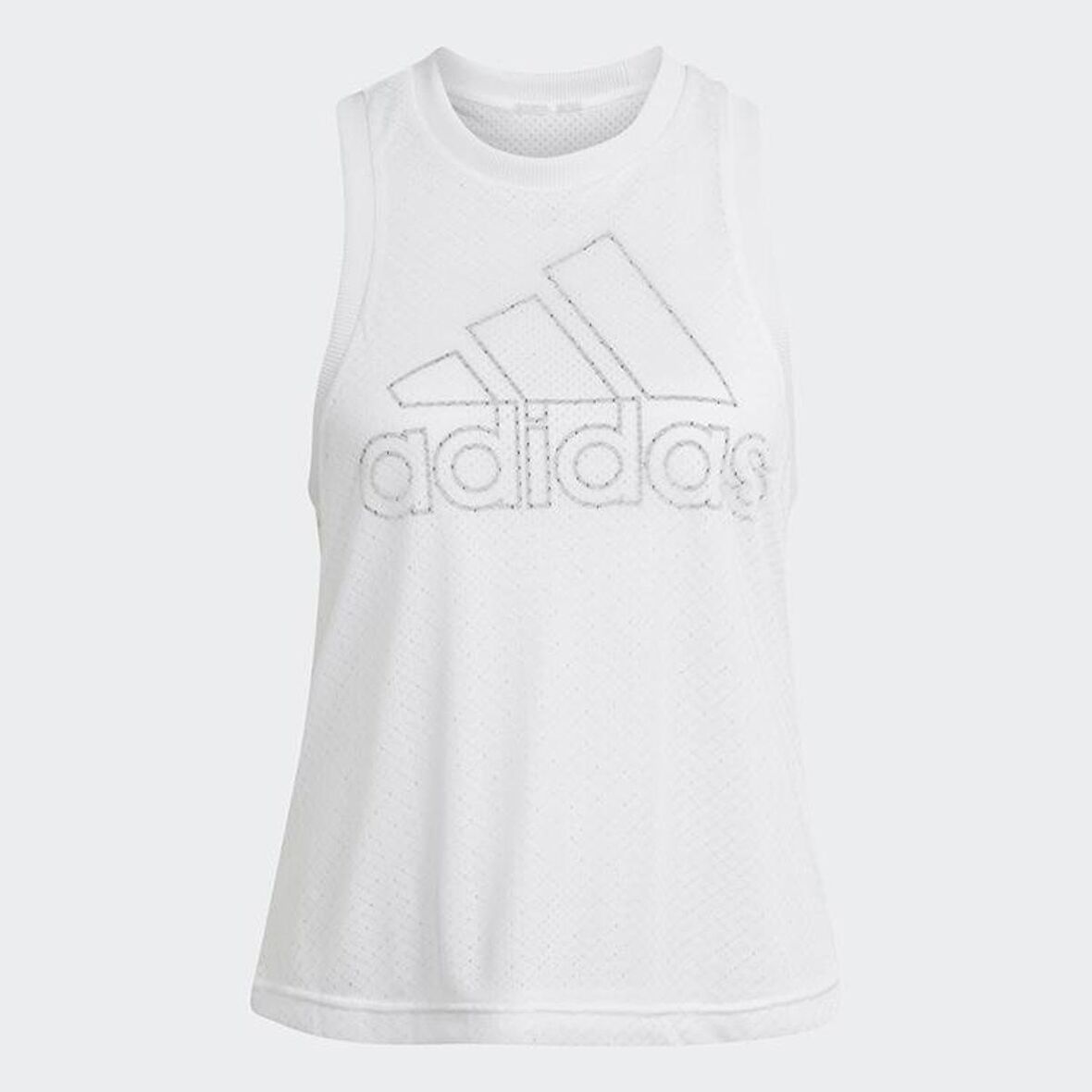 ADİDAS SPORTSWEAR DOUBLE-LAYER MESH TANK KADIN BEYAZ ATLET (GL9535)