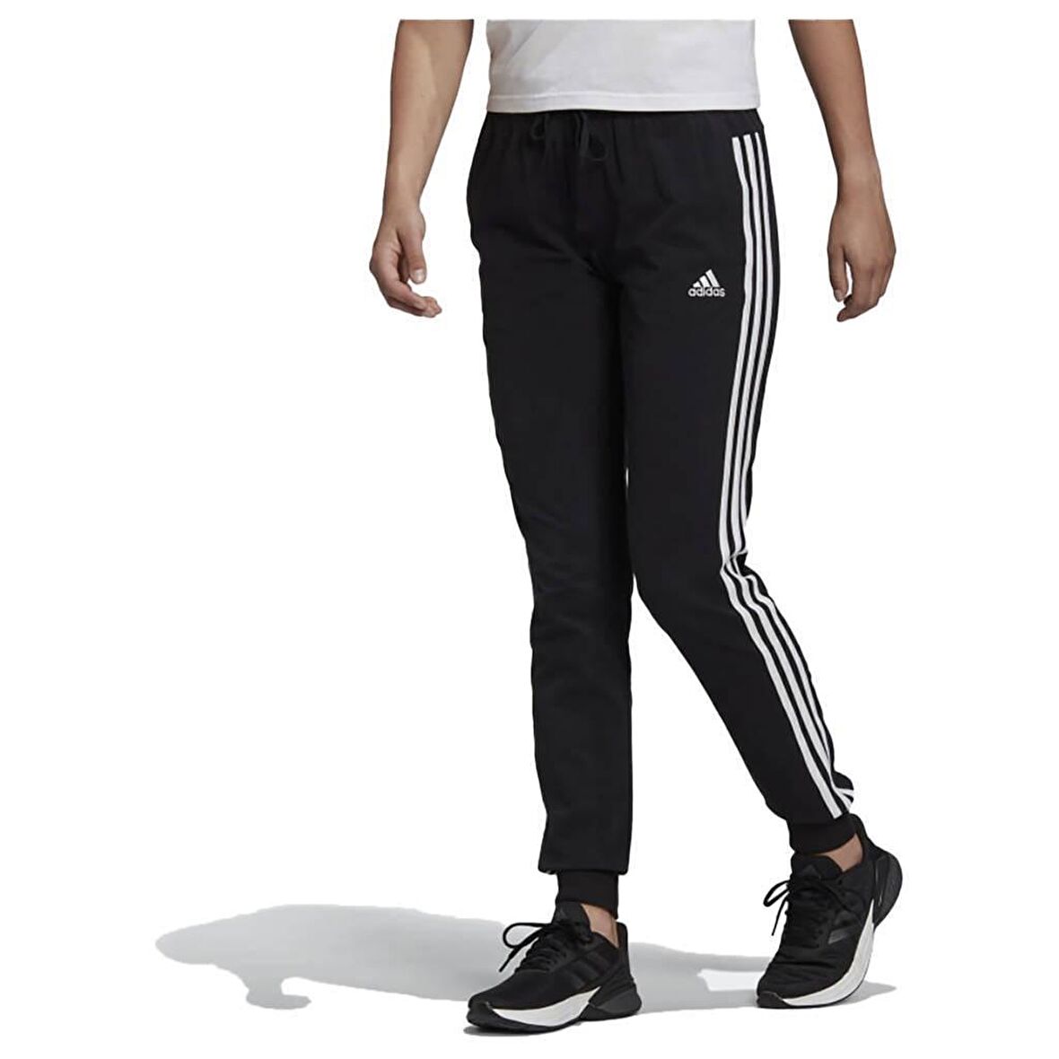 adidas Siyah - Beyaz Kadın Eşofman Altı GM5542 W 3S SJ C PT