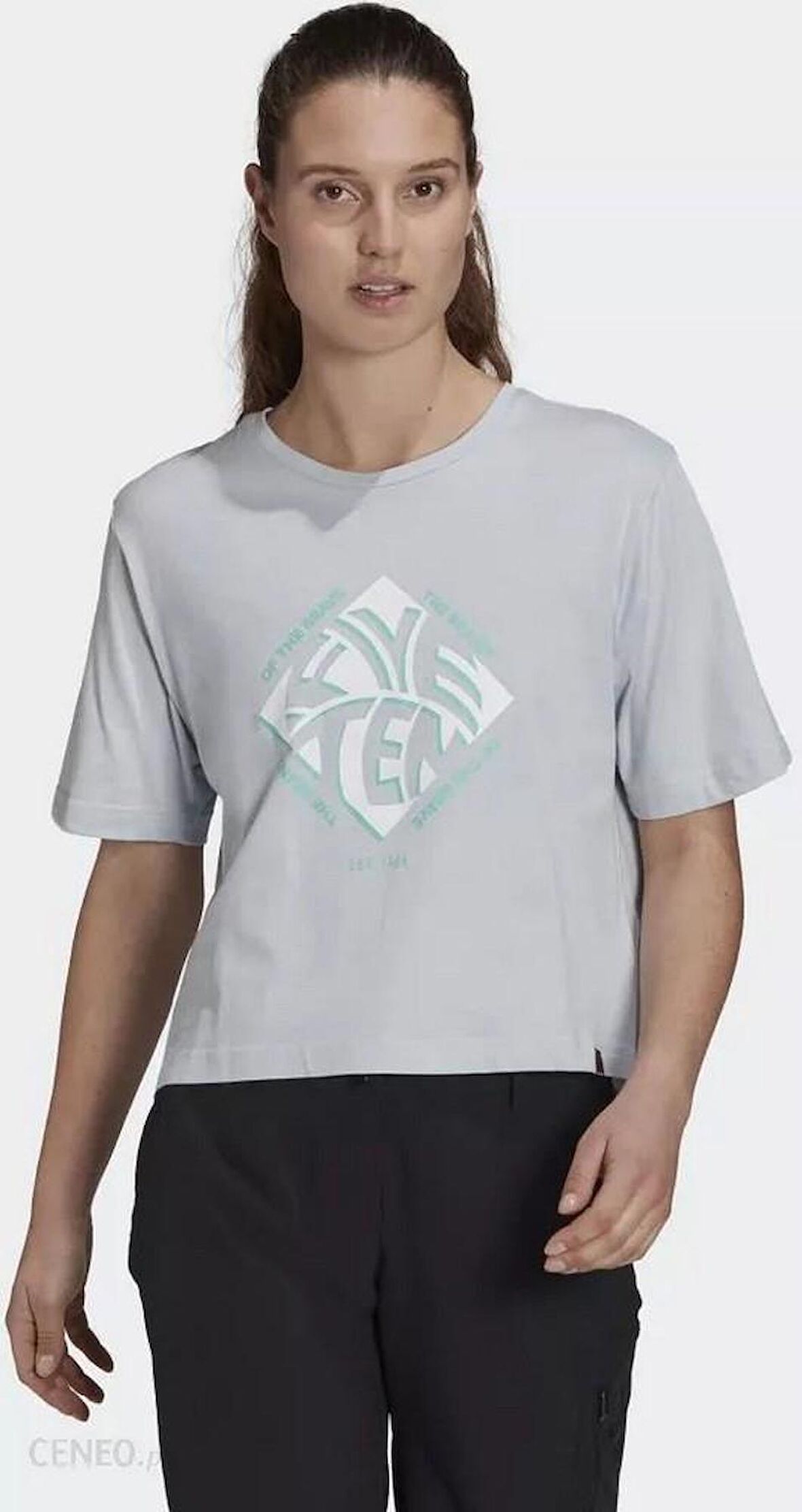 Adidas GM8726 W 5.10 Gfx Tee Kadın Spor Tişört
