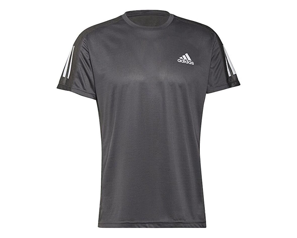 adidas Own The Run Tee Erkek Koşu Tişörtü H34487 Gri