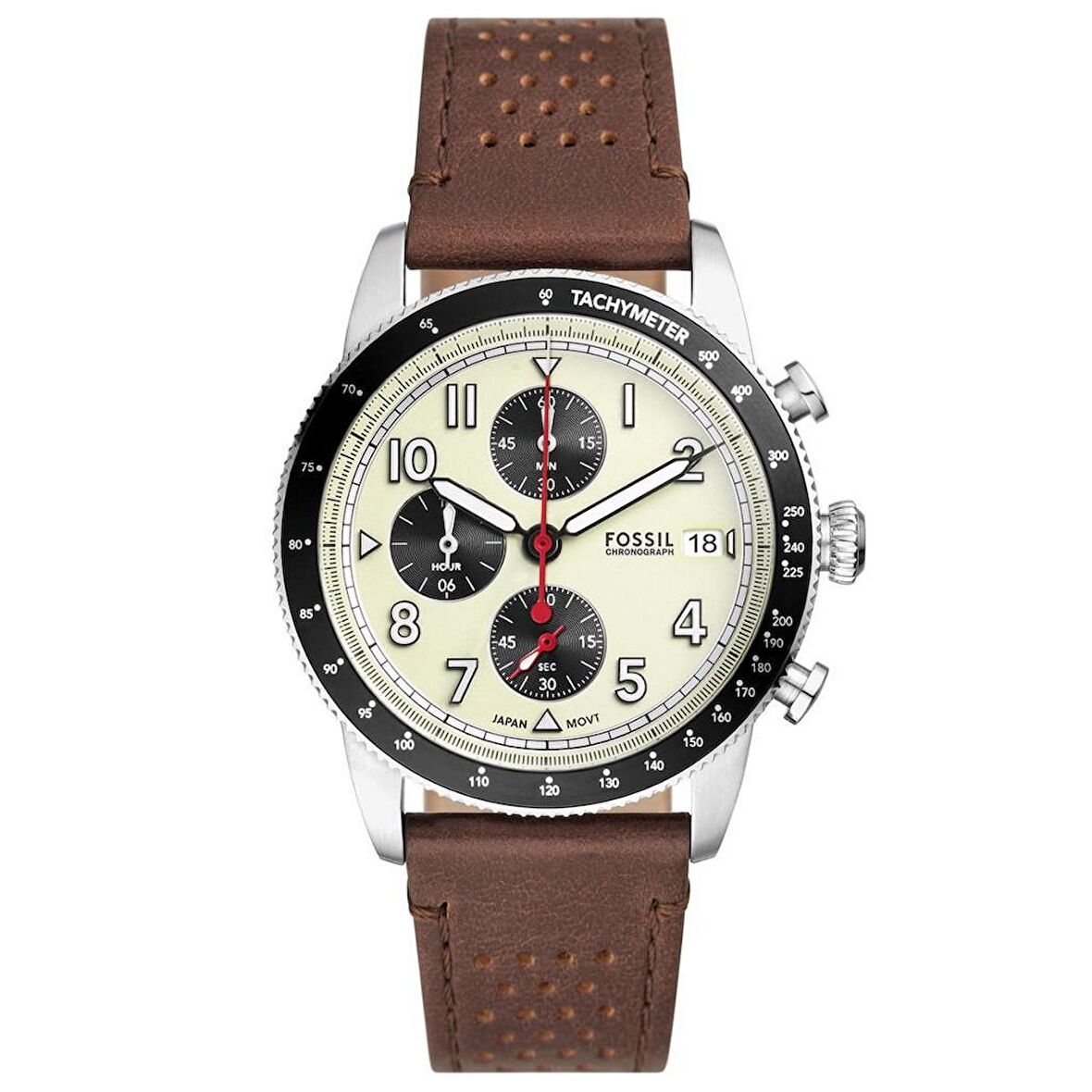 FOSSIL FFS6042 KAHVERENGİ DERİ KORDON ERKEK KOL SAATİ