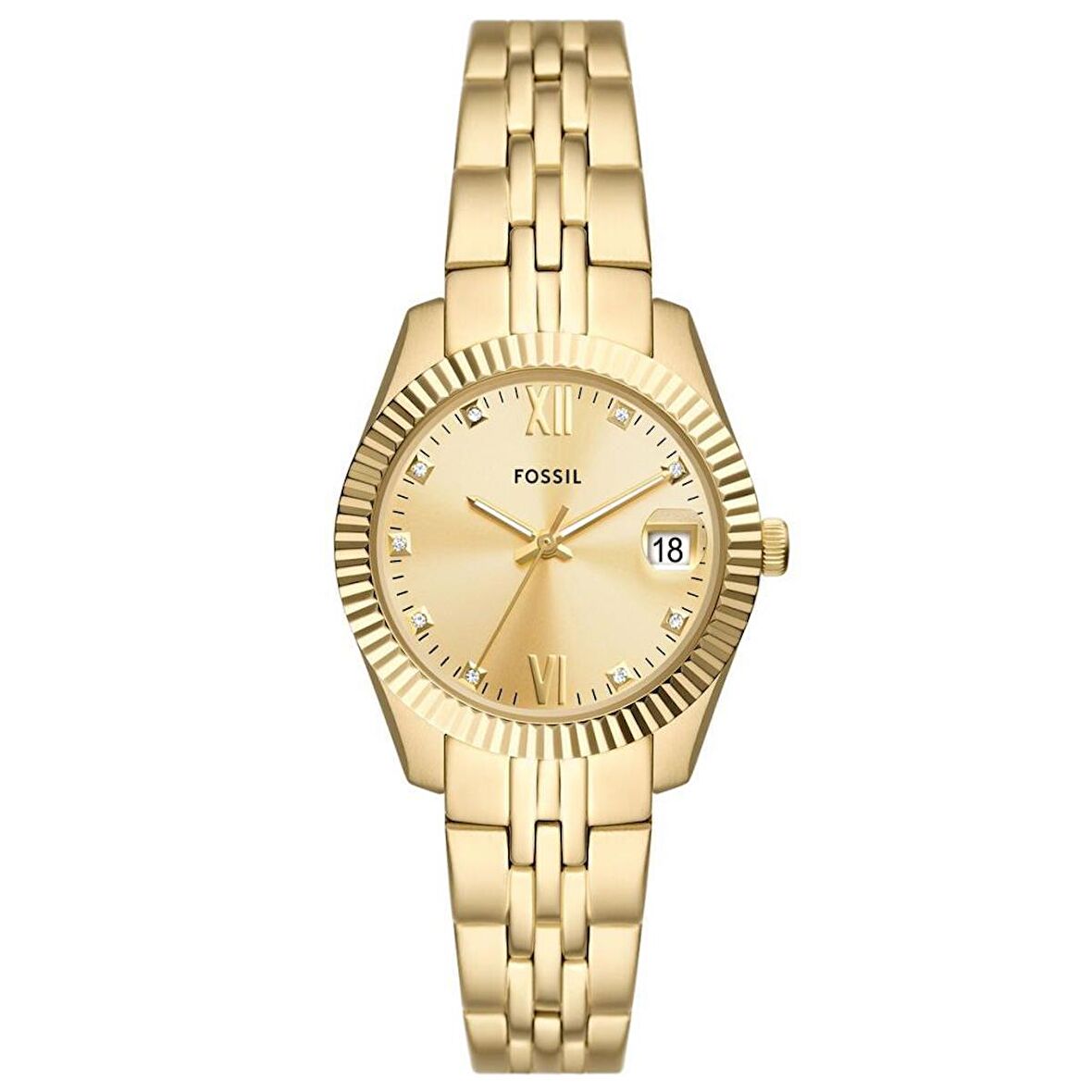 FOSSIL FES5338 ALTIN KAPLAMA KADIN KOL SAATİ