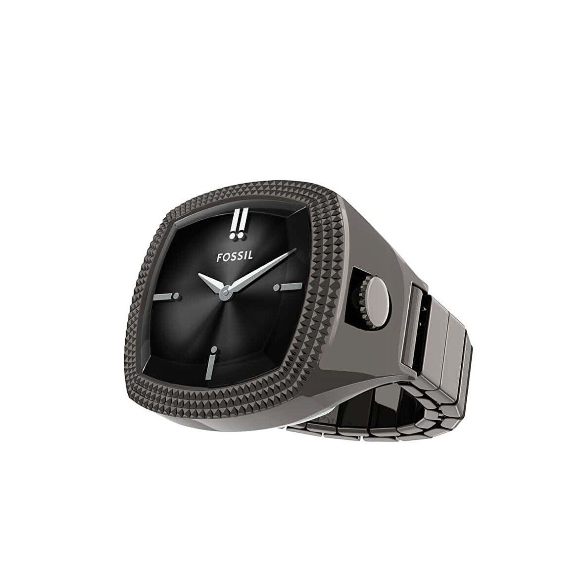 Fossil FLE1212 Nick Jonas x Fossil Machine Luxe Grey Vignette Yüzük Saat