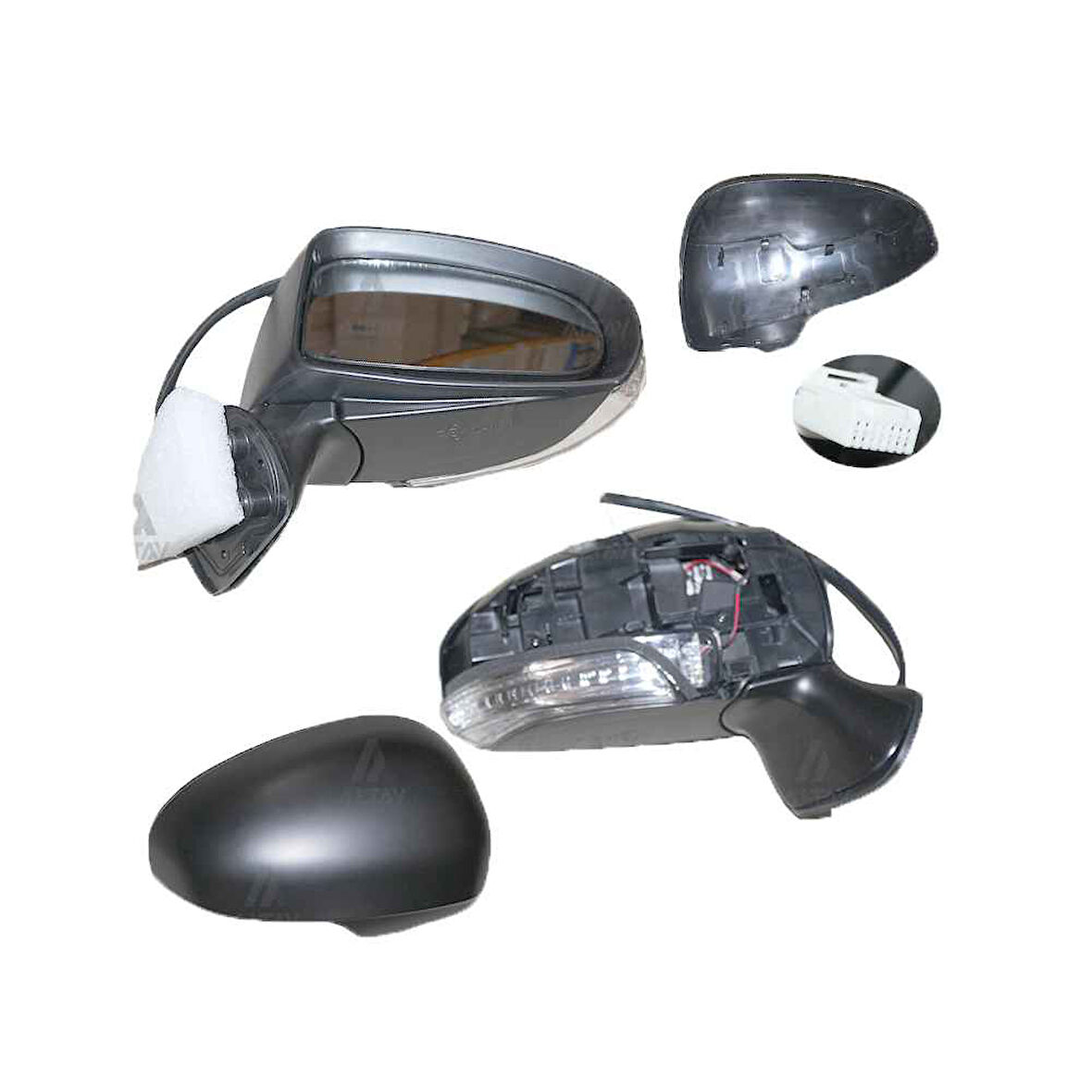 AYNA DIŞ DİKİZ AVENSIS 09-15 ELEKTRİKLİ ISITMALI OTOMATİK KATLANIR SİNYALLİ 9 FİŞLİ SAĞ