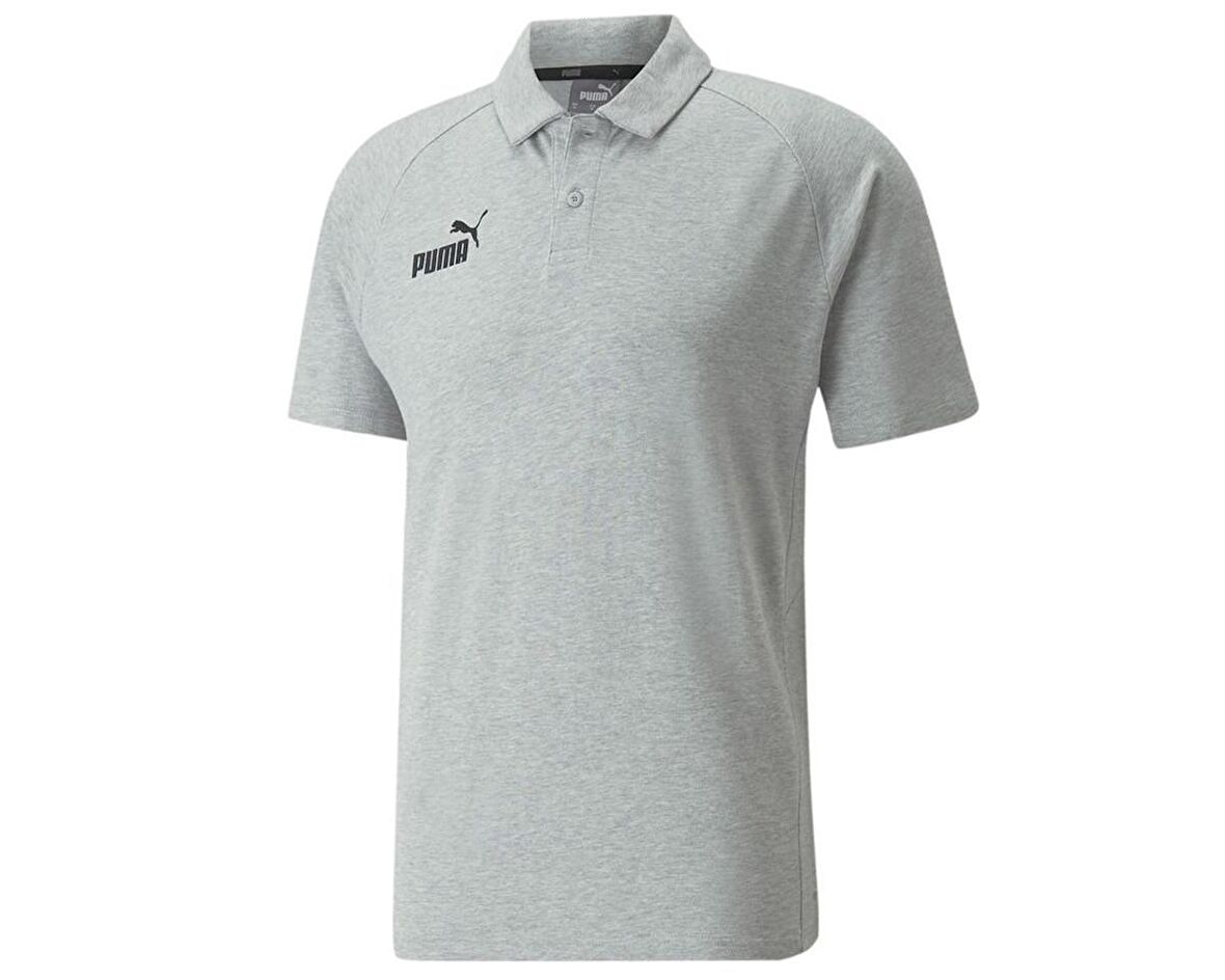 Puma Teamfinal Casuals Polo Erkek Futbol Polo Tişörtü 65738433 Gri