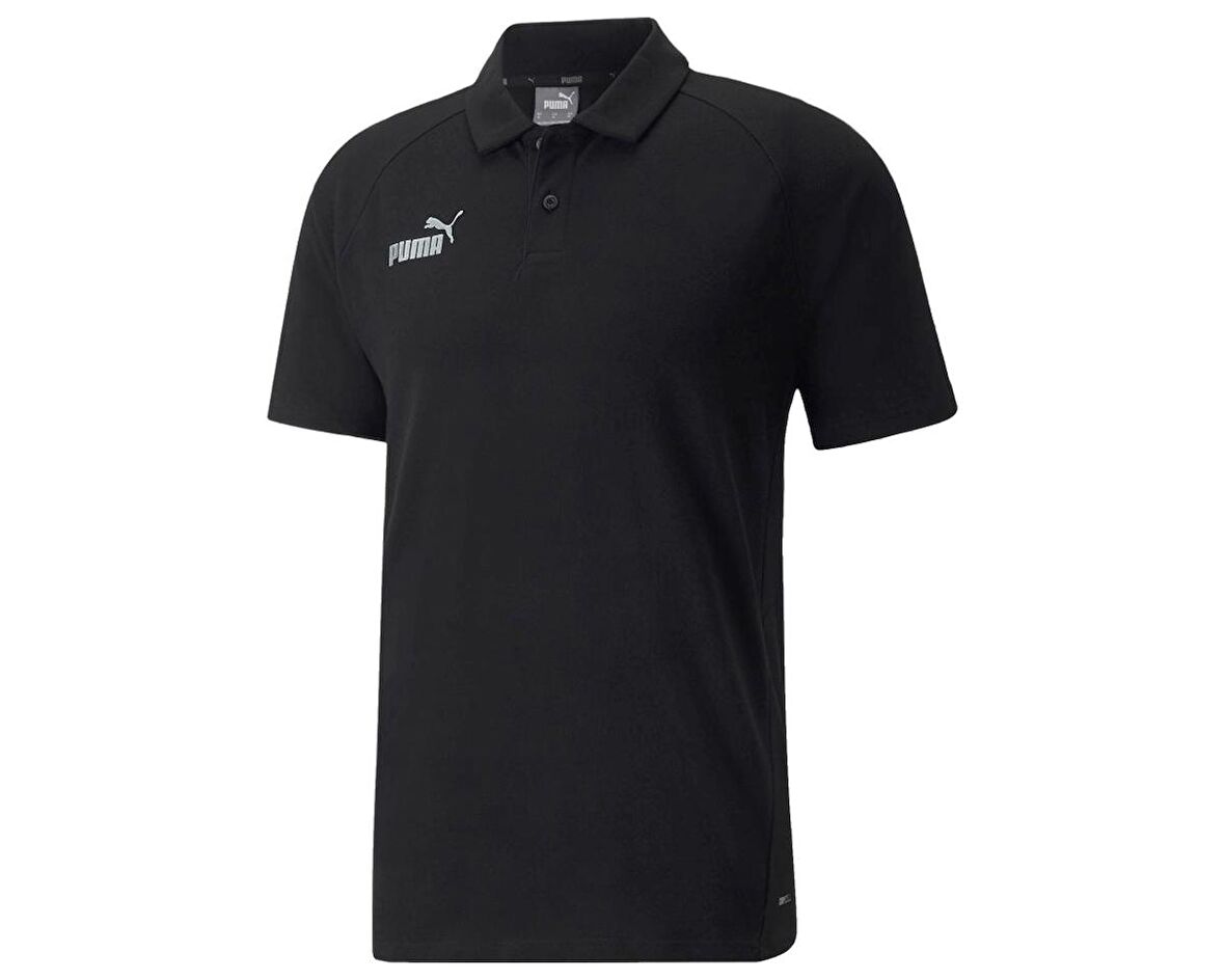 Puma Teamfinal Casuals Polo Erkek Futbol Polo Tişörtü 65738403 Siyah