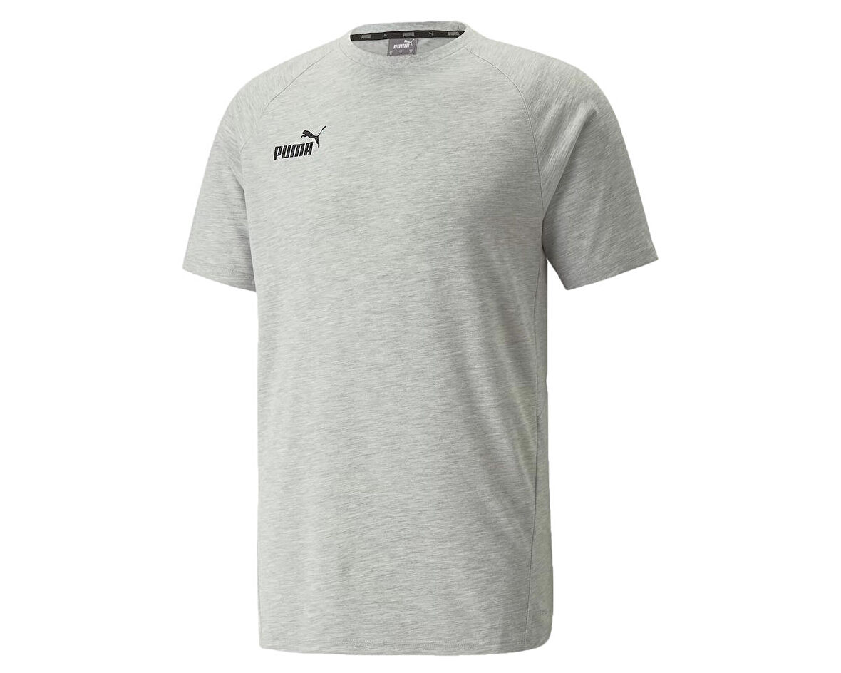 Puma Teamfinal Casuals Tee Erkek Futbol Tişörtü 65738533 Gri