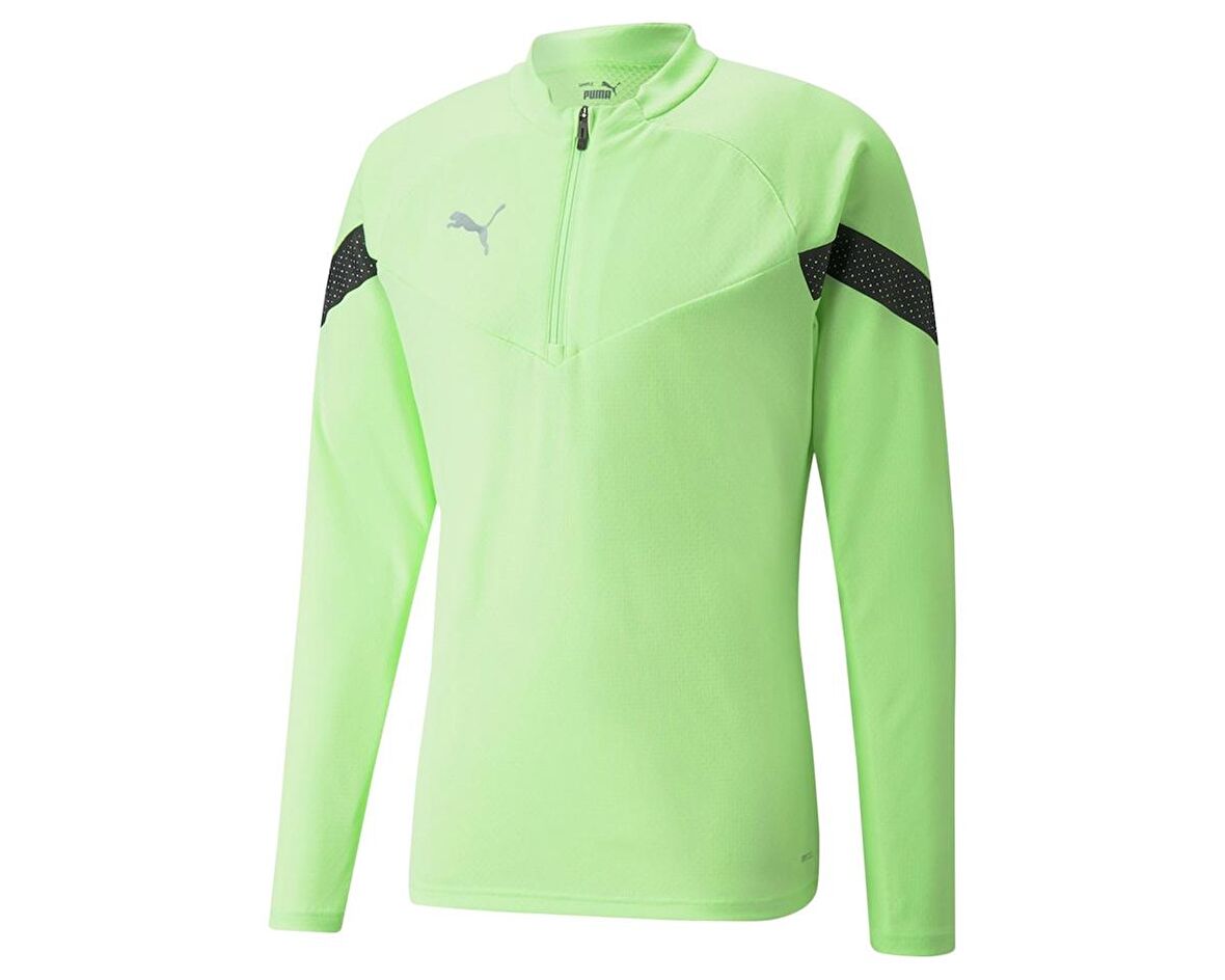 Puma Teamfinal Training 1/4 Zip Top Erkek Futbol Antrenman Ceketi 65737520 Yeşil
