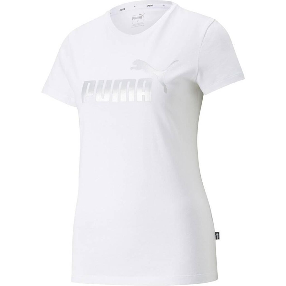 Puma Kadın Tişört Essentials Metallic Logo 84830302