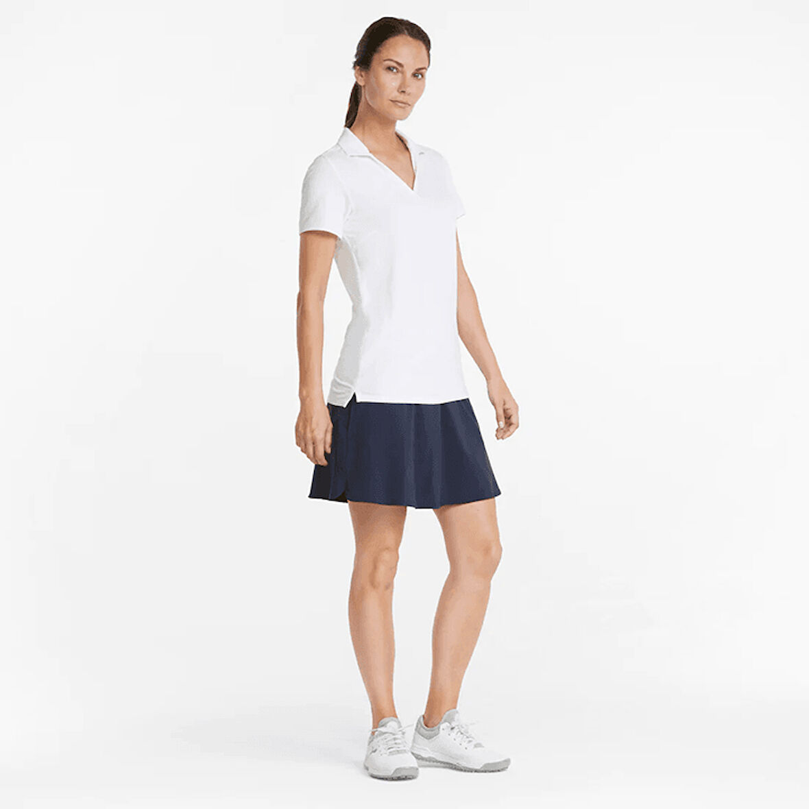 Puma Pwrshape Solid Solid Golf Kadın Şortlu Etek