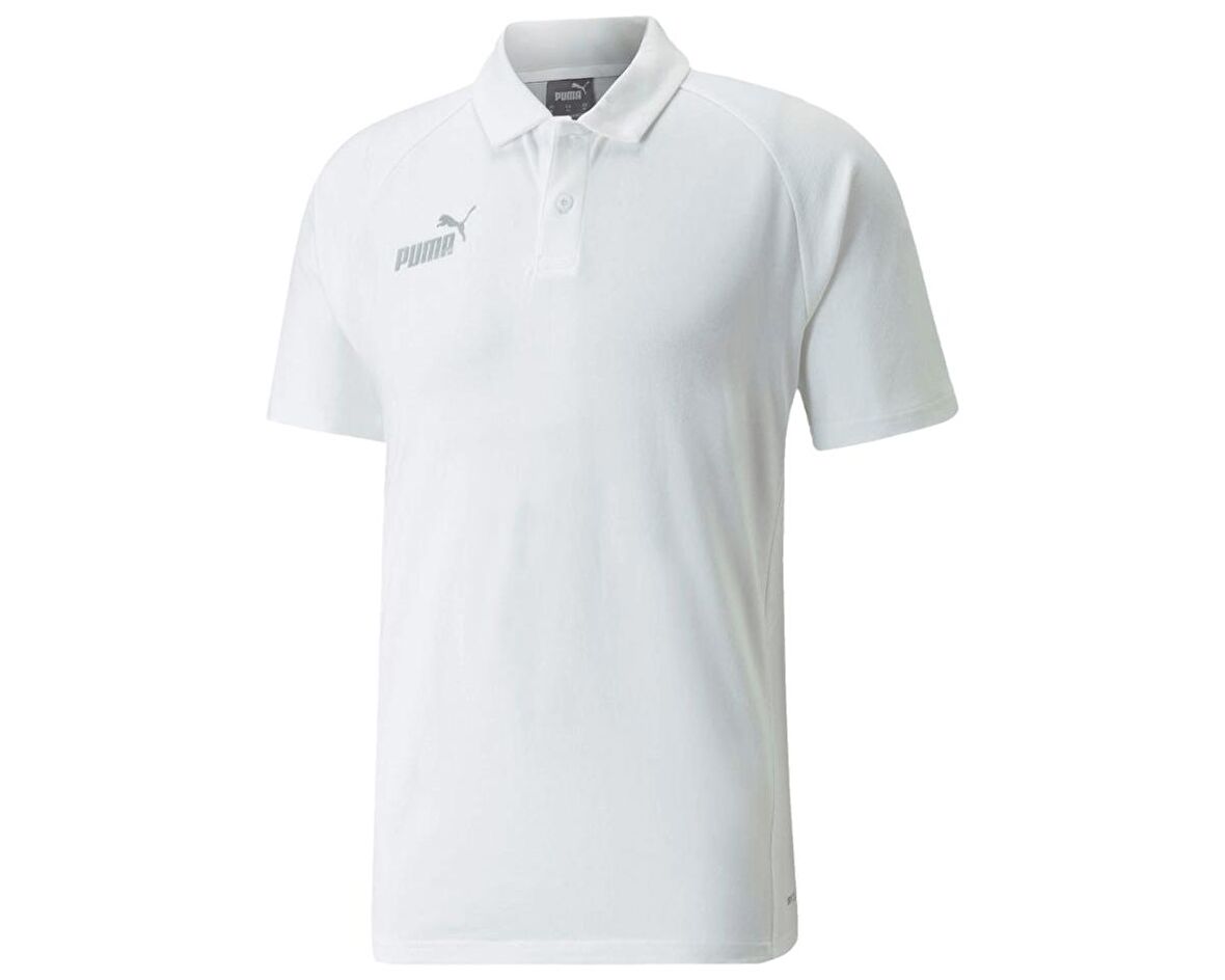 Puma Teamfinal Casuals Polo Erkek Futbol Polo Tişörtü 65738404 Beyaz