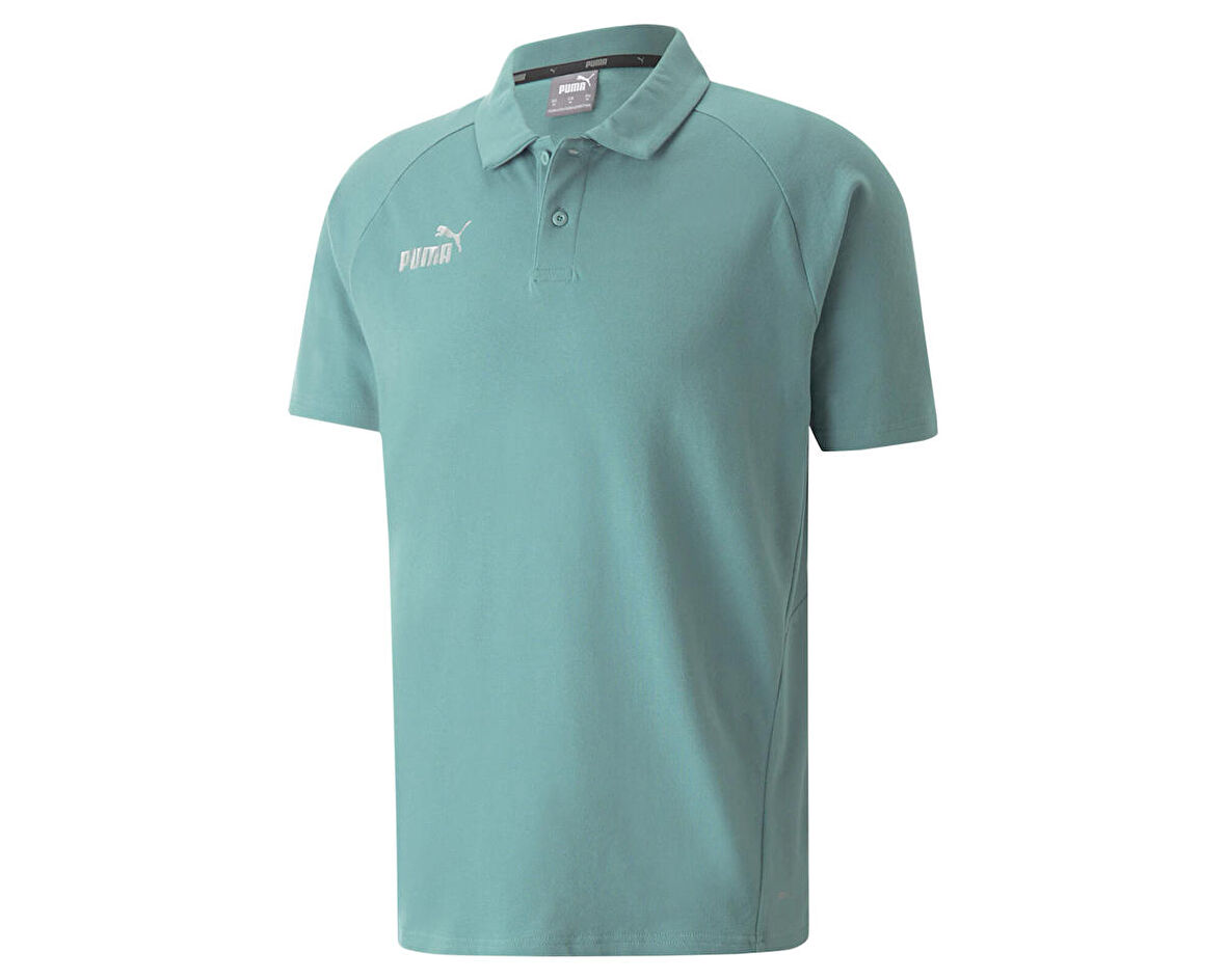 Puma Teamfinal Casuals Polo Erkek Futbol Polo Tişörtü 65738434 Yeşil