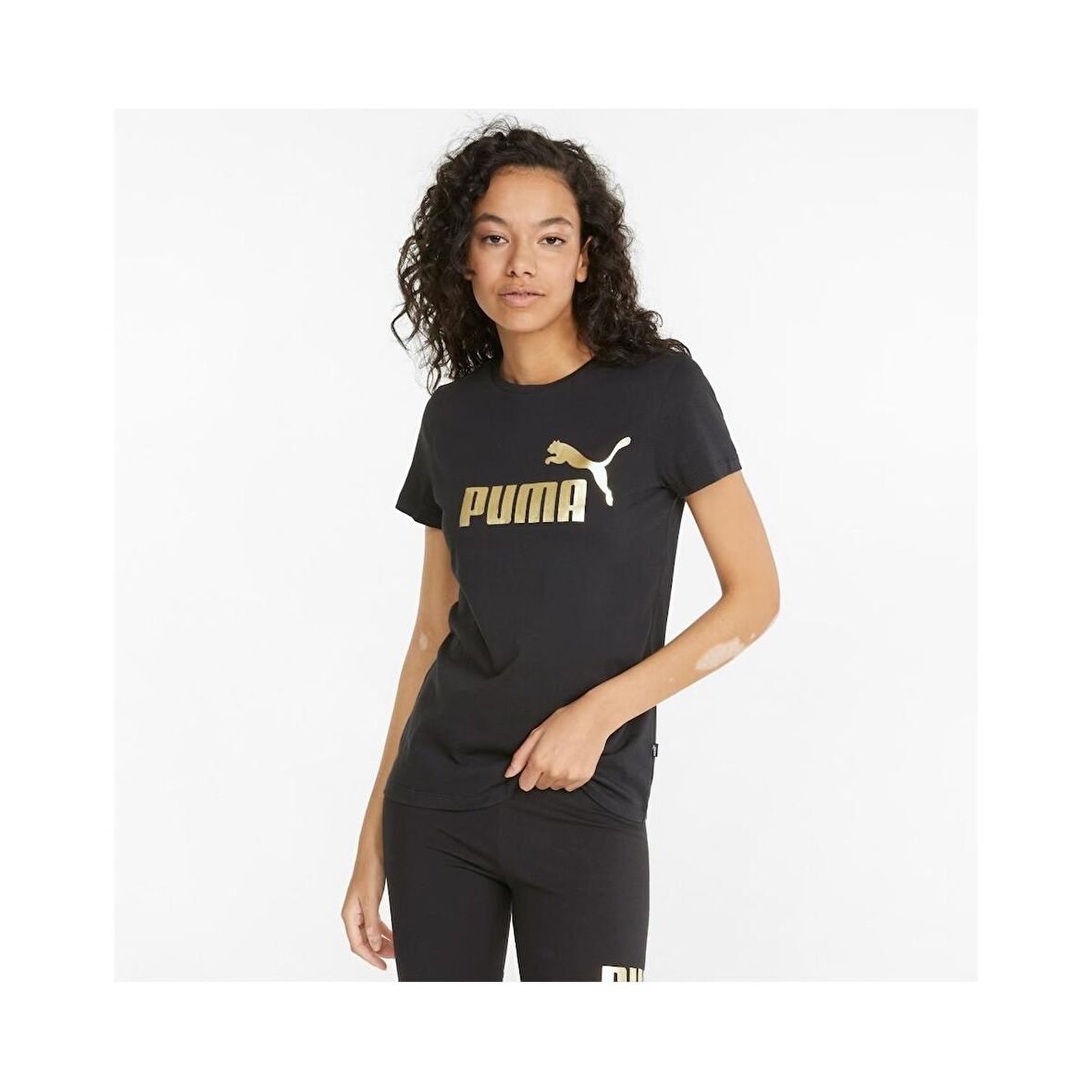 ESS+ Metallic Logo Tee