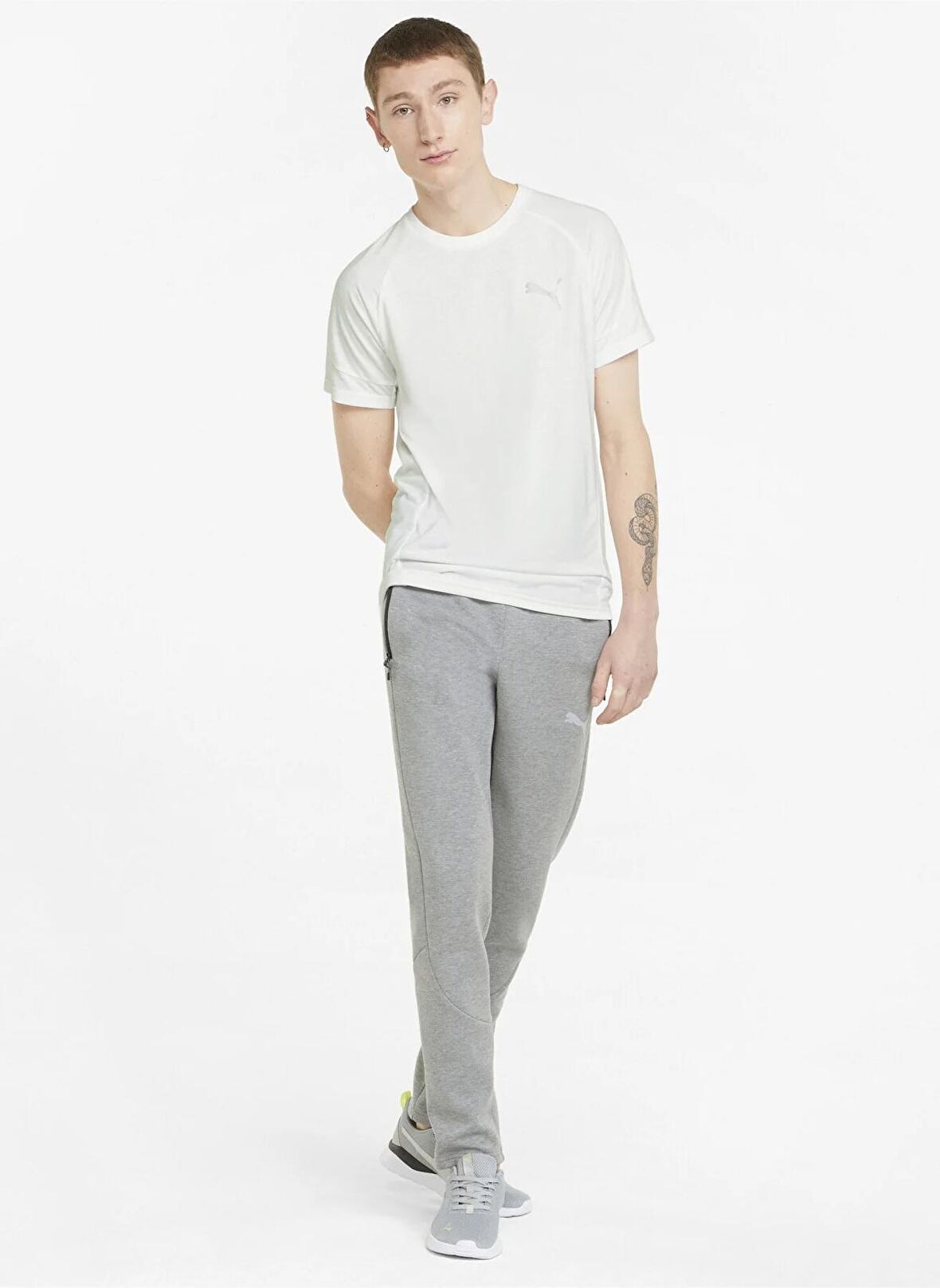 Puma T-Shirt, XL, Beyaz