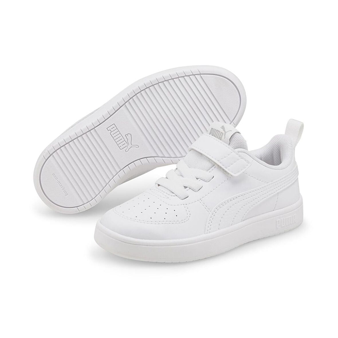 Puma Beyaz Erkek Çocuk Yürüyüş Ayakkabısı 38583601 Puma Rickie AC+ PS Puma Wh