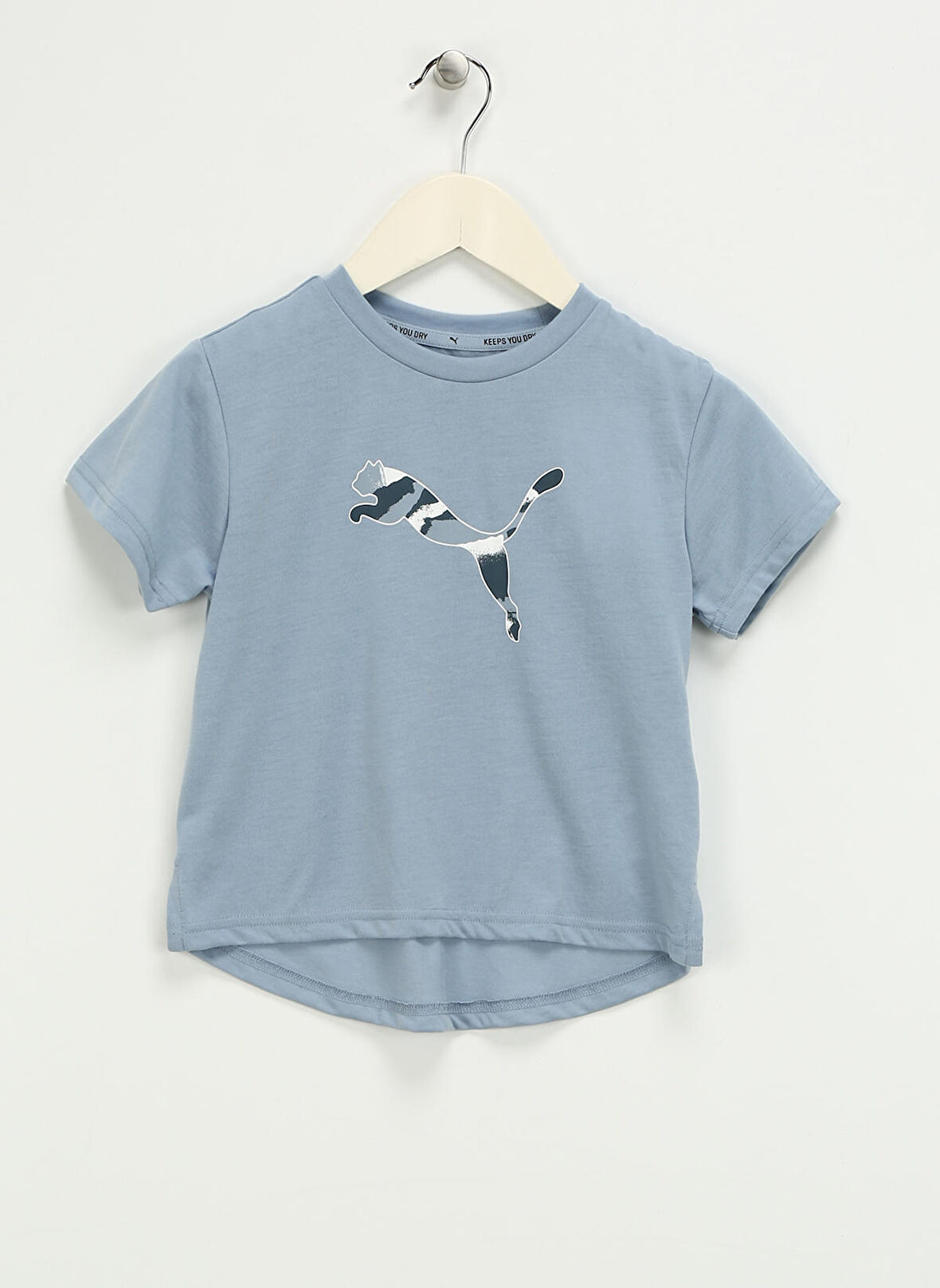 Puma Düz Mavi Kadın T-Shirt 67019179 Modern Sports Tee