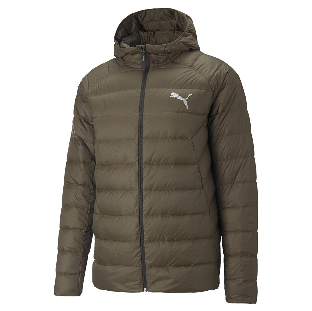 849355-62 Puma Packlıte Hooded Down Jacket Erkek Mont Kahve