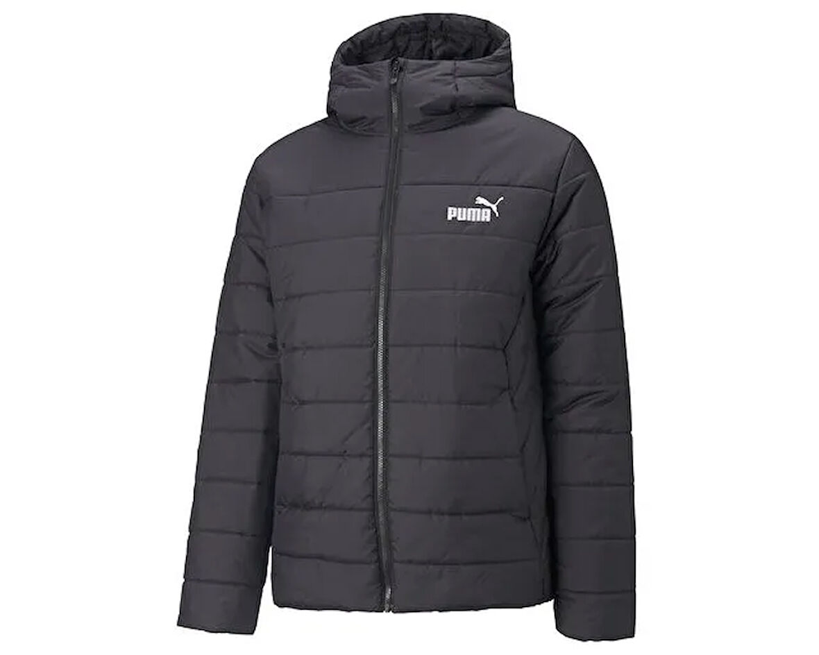 Puma Ess Hooded Padded Jacket Erkek Günlük Mont 84893801 Siyah