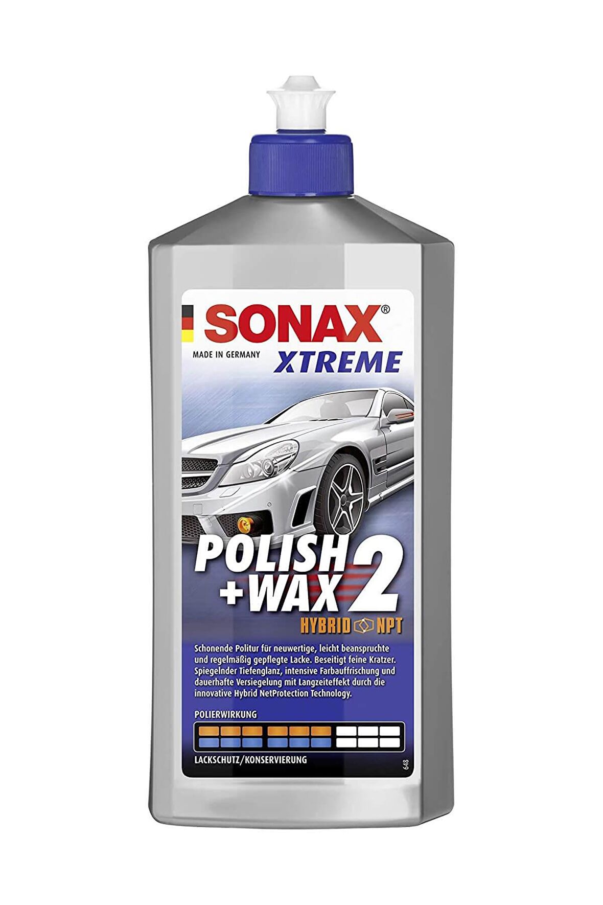 Sonax Xtreme Çizik Giderici Parlatıcı Cila Hybrid Npt 500 ml (No:2)