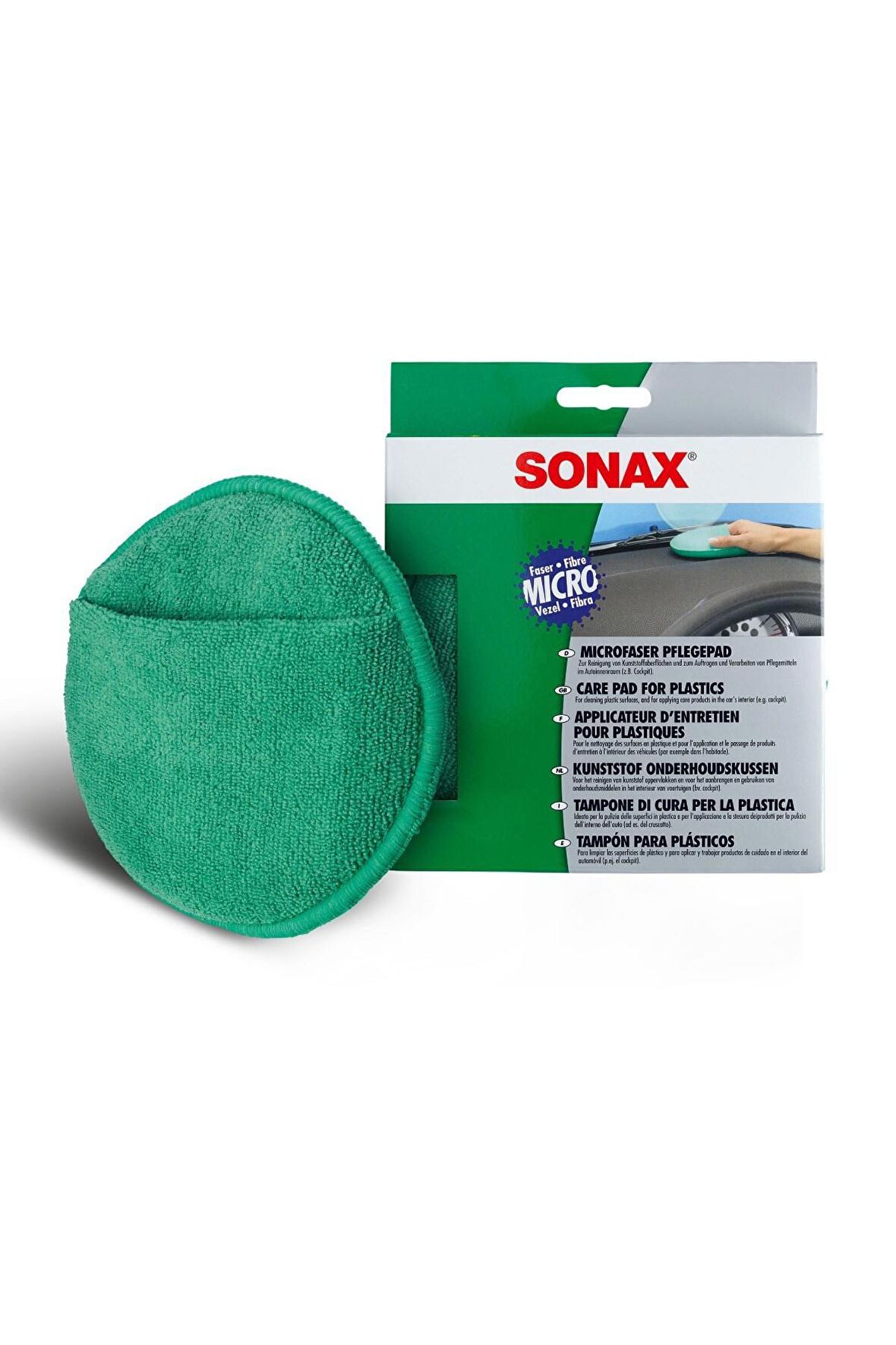 Sonax Torpido ve Plastik Temizleme Pedi