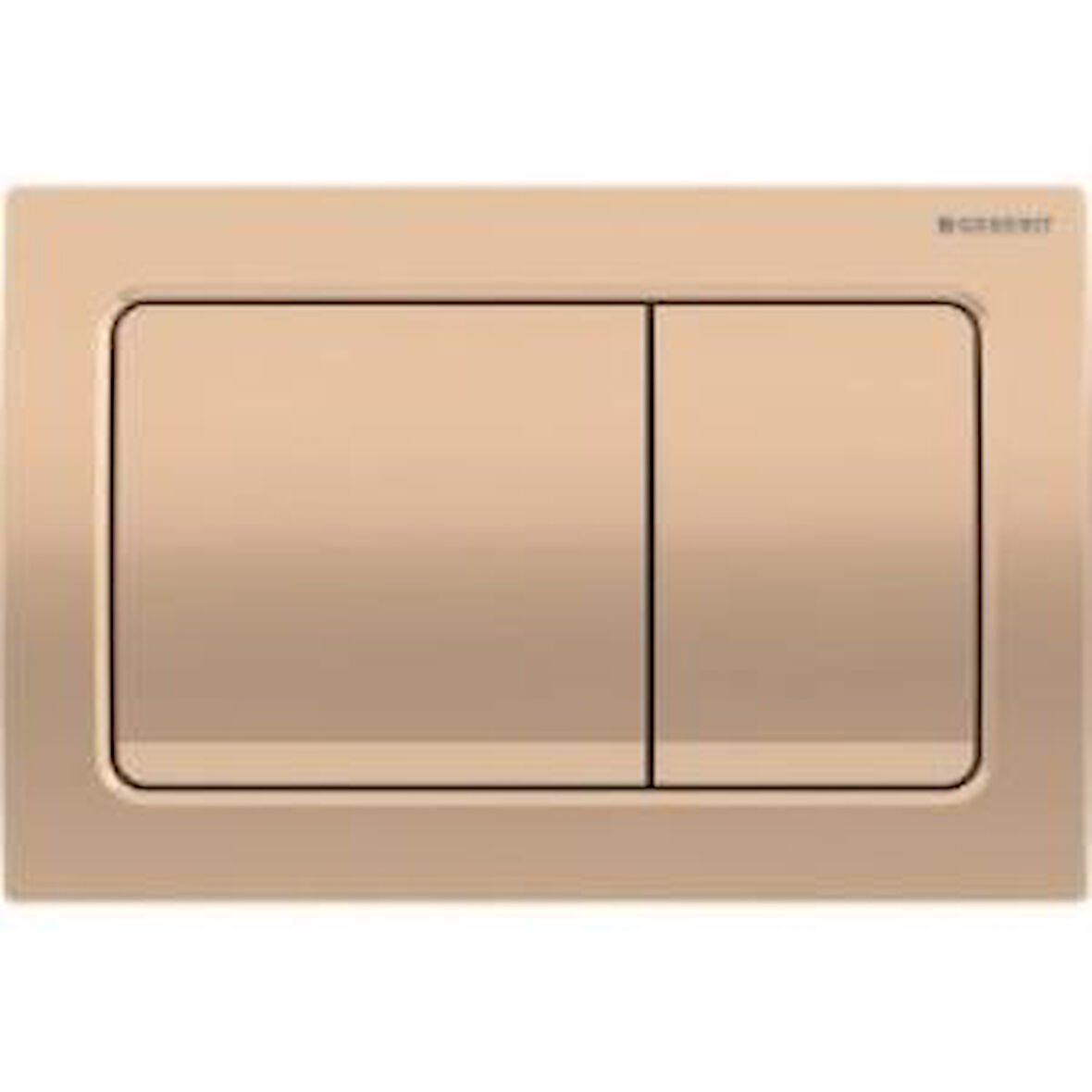Geberit Alpha30 115.055.QA.1 Kumanda Paneli, Çift Basmalı, Bronz Mat
