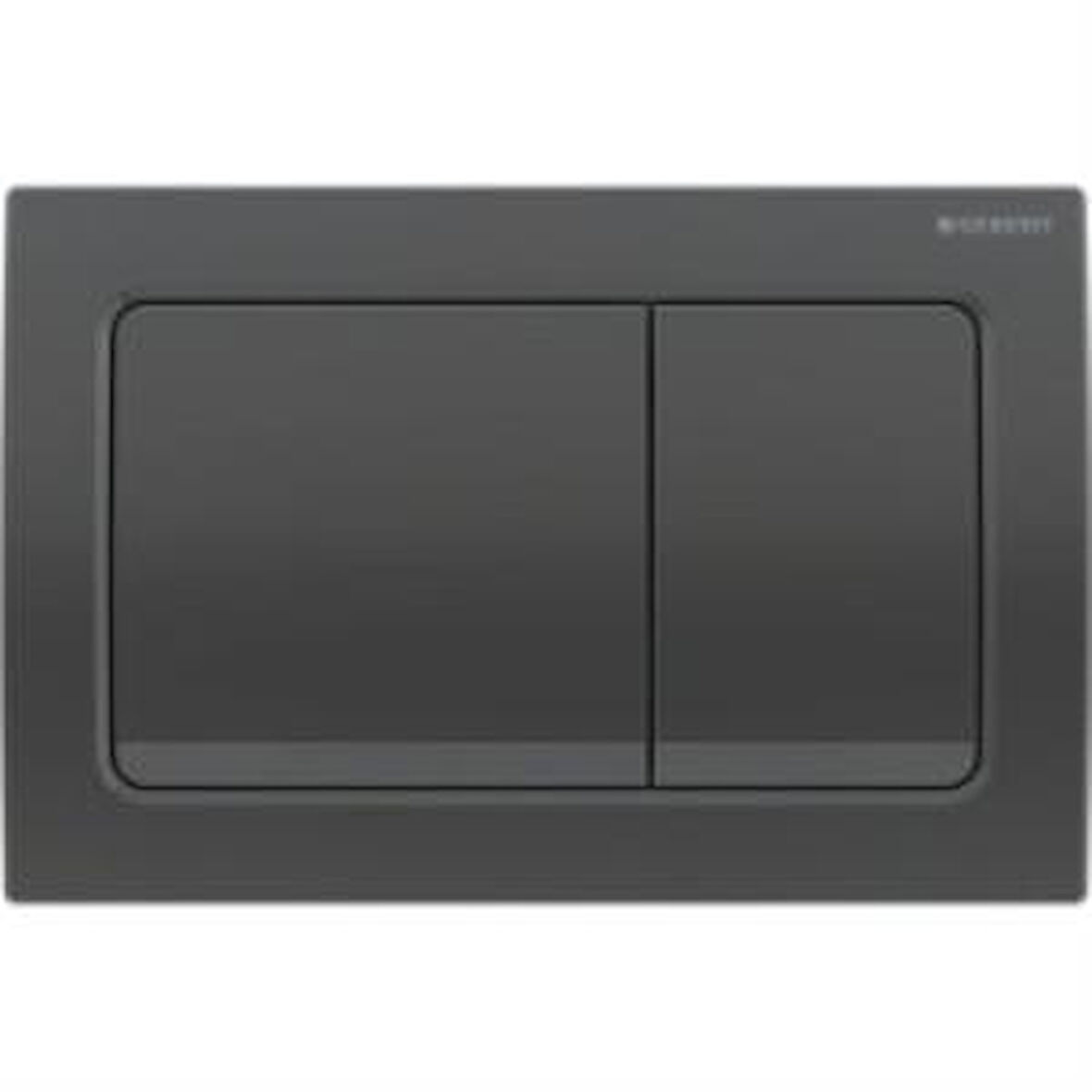 Geberit Alpha30 115.055.QC.1 Kumanda Paneli, Çift Basmalı, Siyah Krom