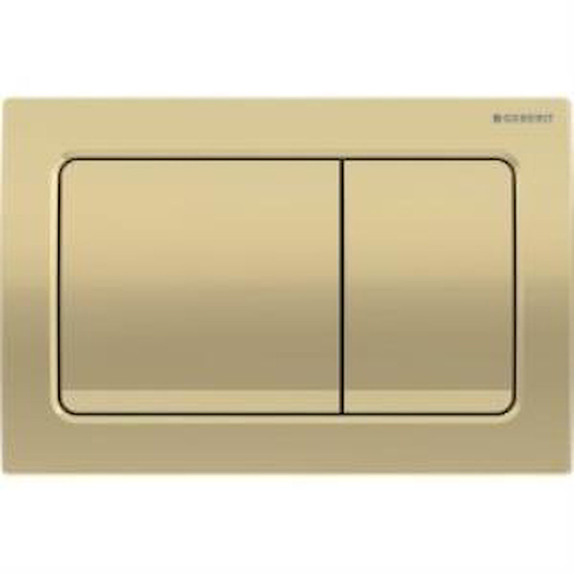 Geberit Alpha30 115.055.QE.1 Kumanda Paneli, Çift Basmalı, Pirinç