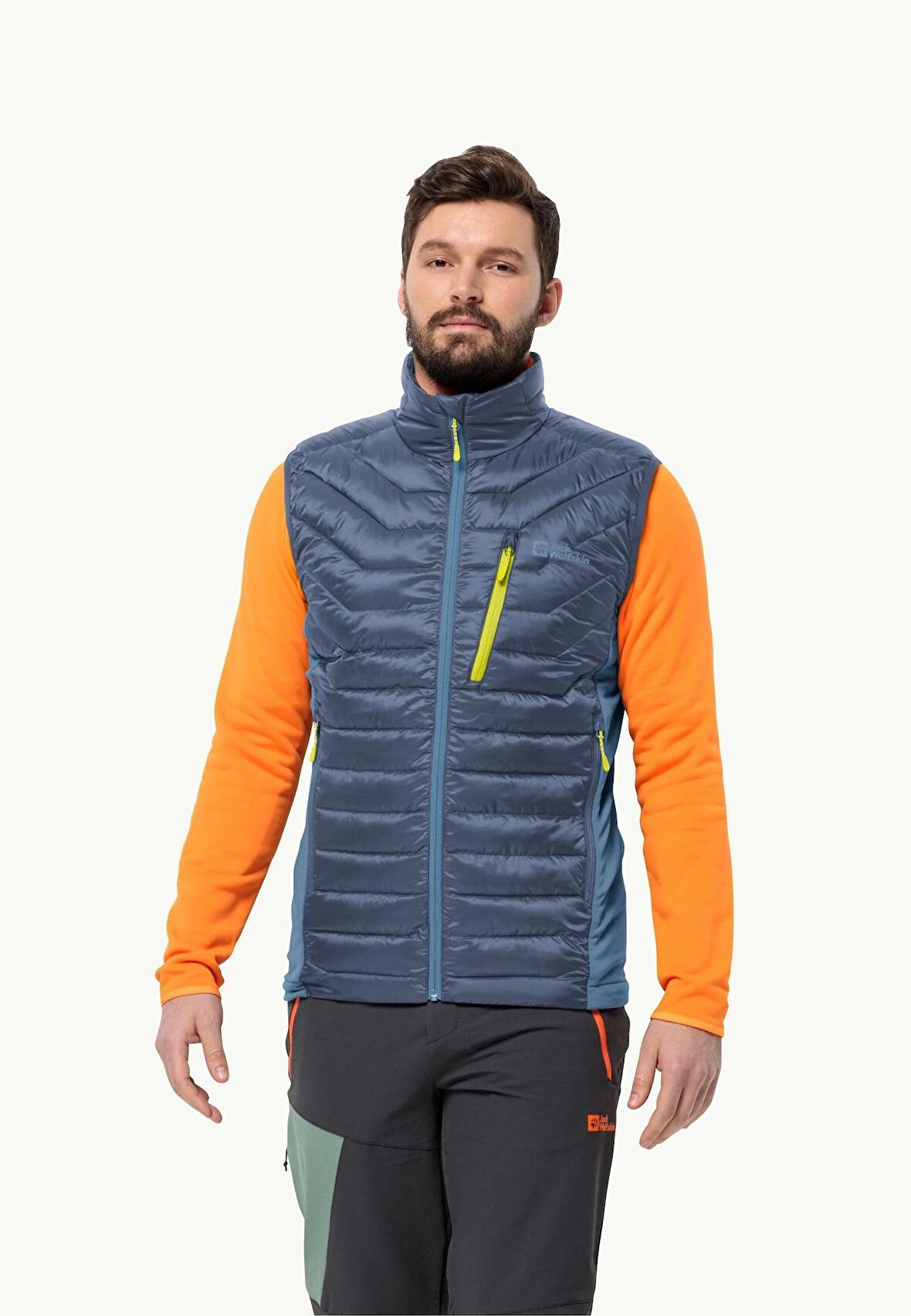 Jack Wolfskin Routeburn Pro Ins Vest Erkek Yelek 1206872-1292 Evening Sky