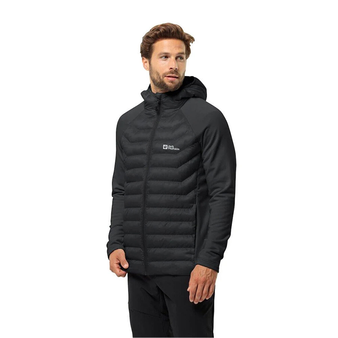 Jack Wolfskin Routeburn Pro Hybrid M Erkek Outdoor Ceket 1710512-6000 Black