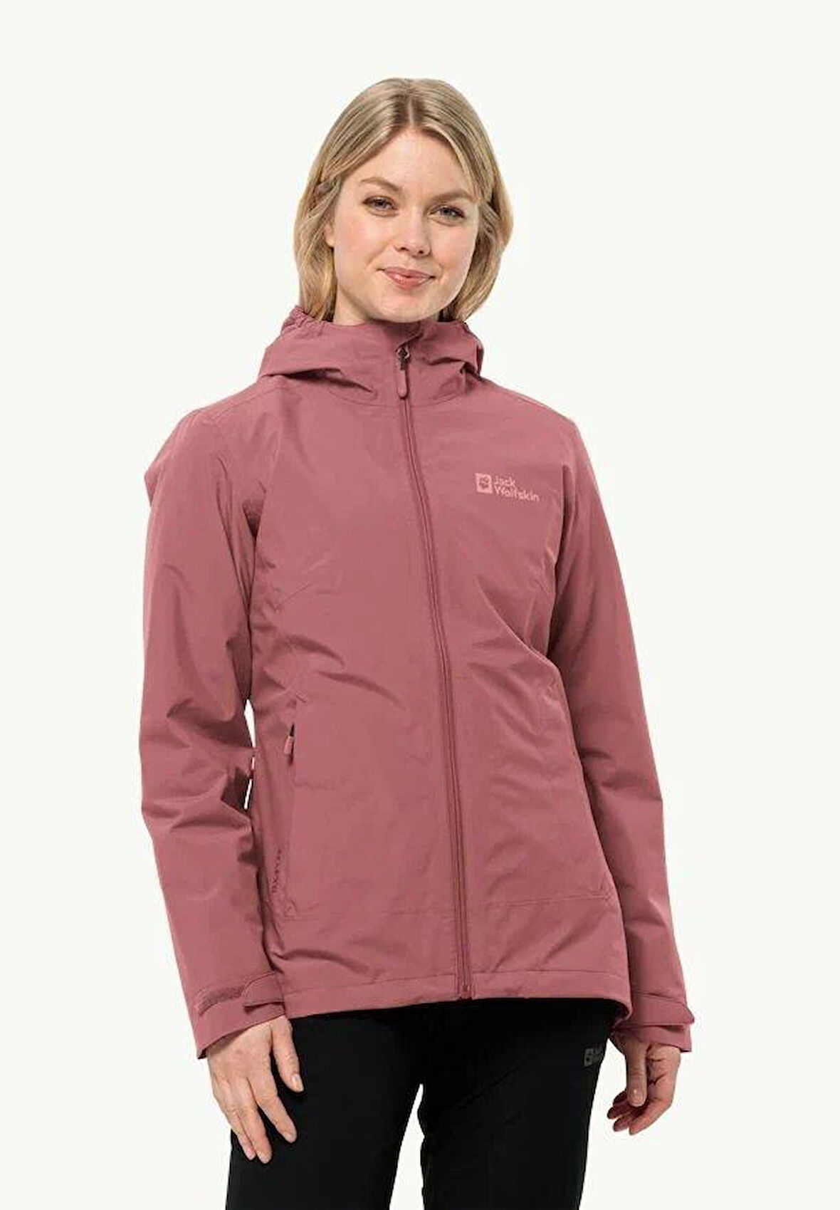 Jack Wolfskin Moonrise 3IN1 JKT W Kadın Outdoor Ceket 1115621-J0128 Red Ochre