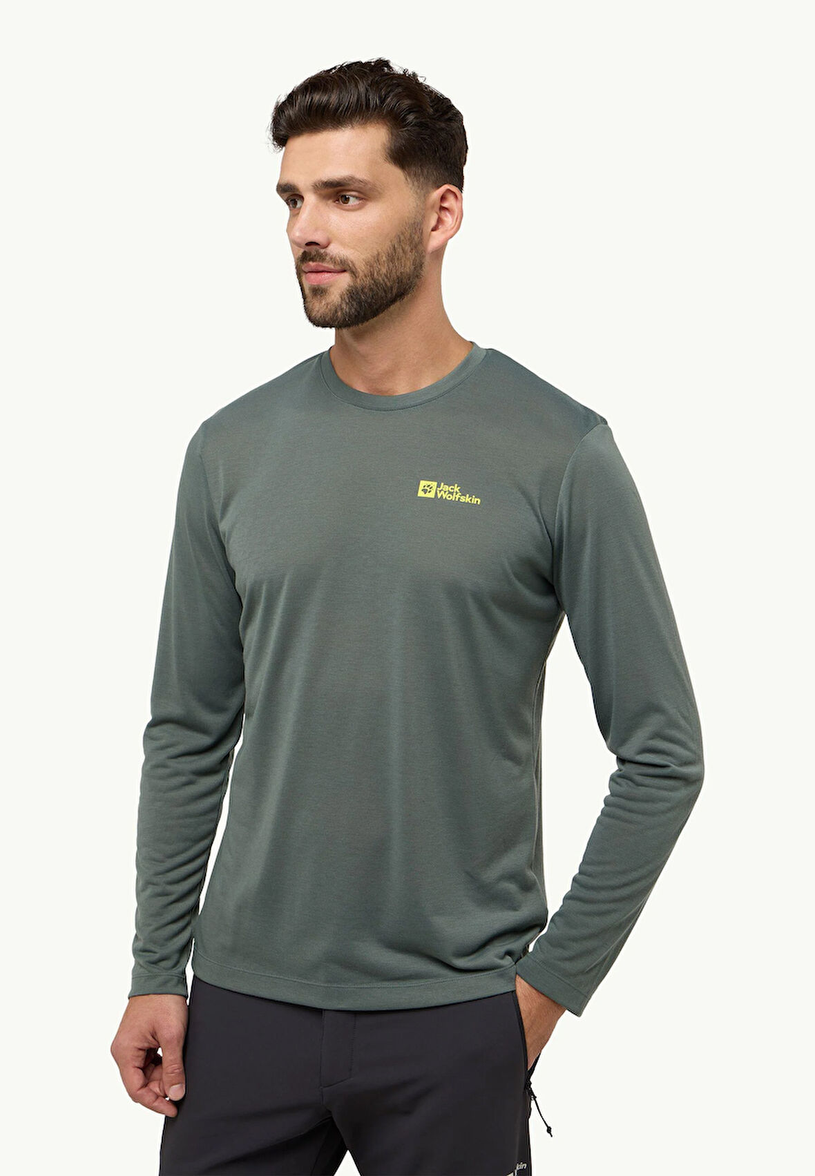 Jack Wolfskin Vonnan Ls T M Erkek Tişört A60291