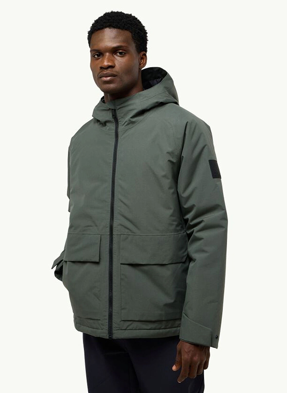 Antrasit Erkek Kapüşon Yaka Regular Fit Ceket A60205TEMPELTOR JKT M