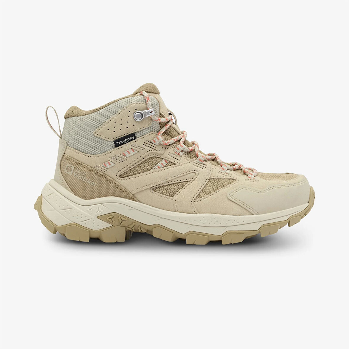 Jack Wolfskin Vojo Tour Texapore Mid Kadın Krem Outdoor Bot