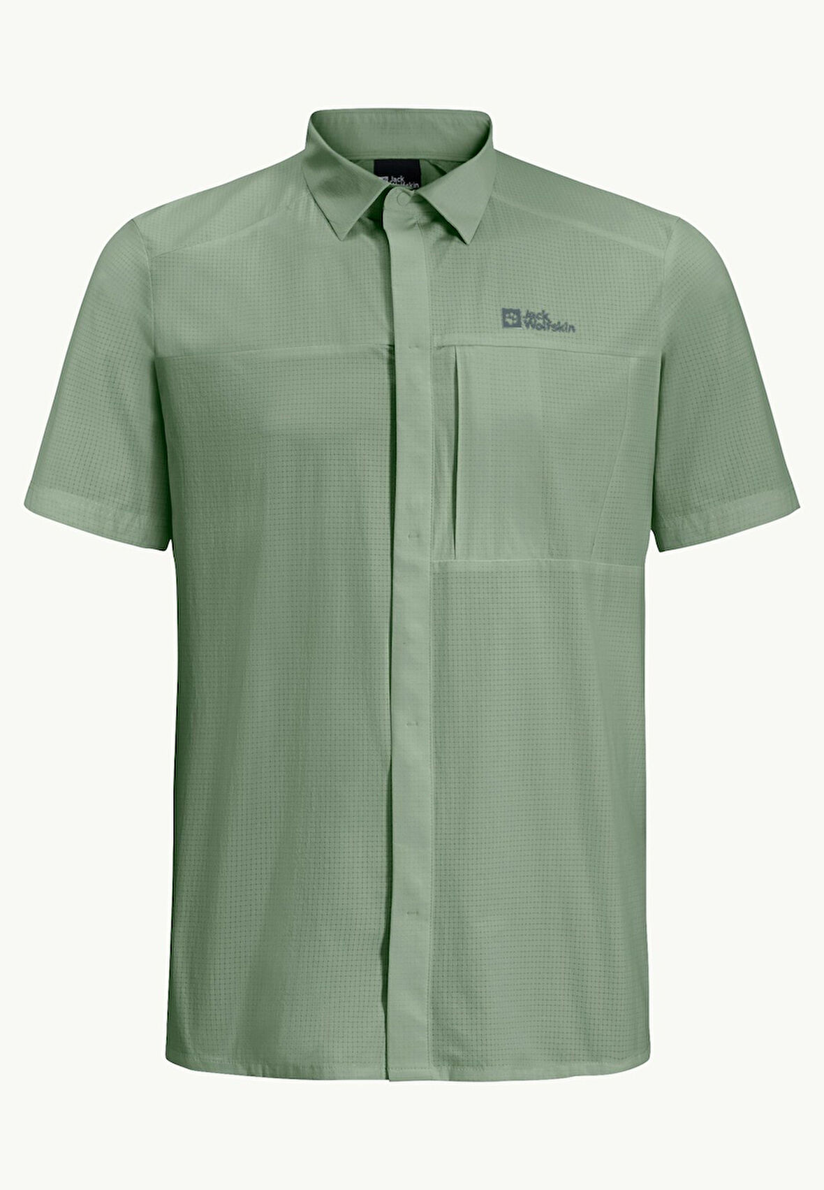 Jack Wolfskin Vandra S/S Erkek Kısa Kollu Outdoor Gömlek 1404071