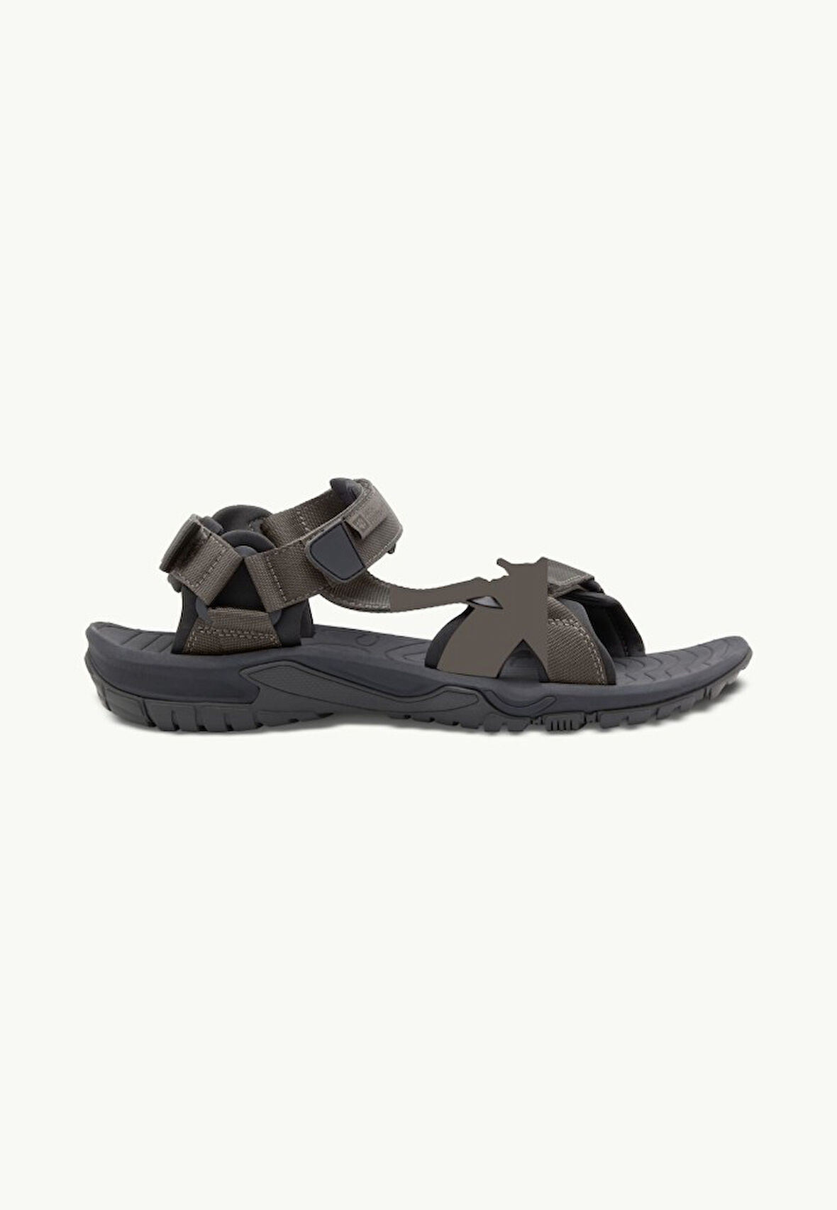Jack Wolfskin 4019021_5719_F11 Lakewood Ride Sandal M Cold Coffee Erkek Sandalet