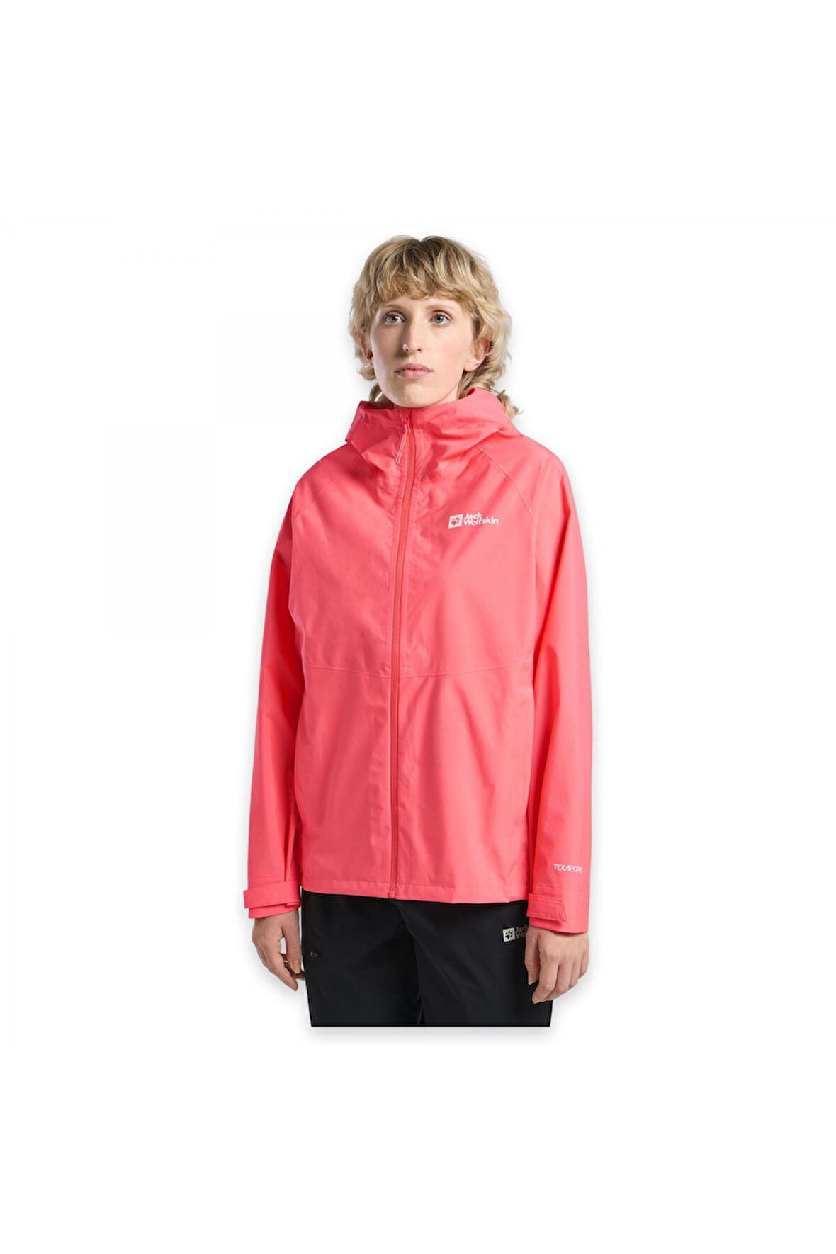 Jack Wolfskin A63767 Prelight Yağmurluk Kırmızı Kadın Outdoor