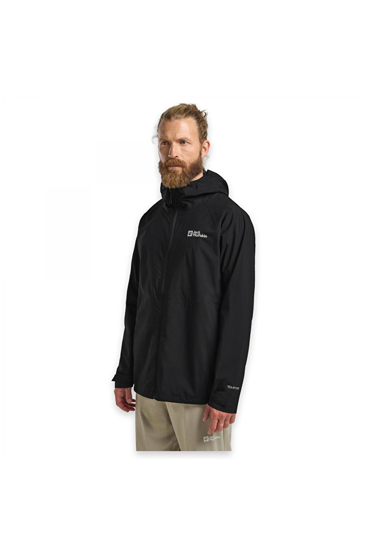 Jack Wolfskin A63769 Prelight  M Yağmurluk Siyah Erkek Outdoor