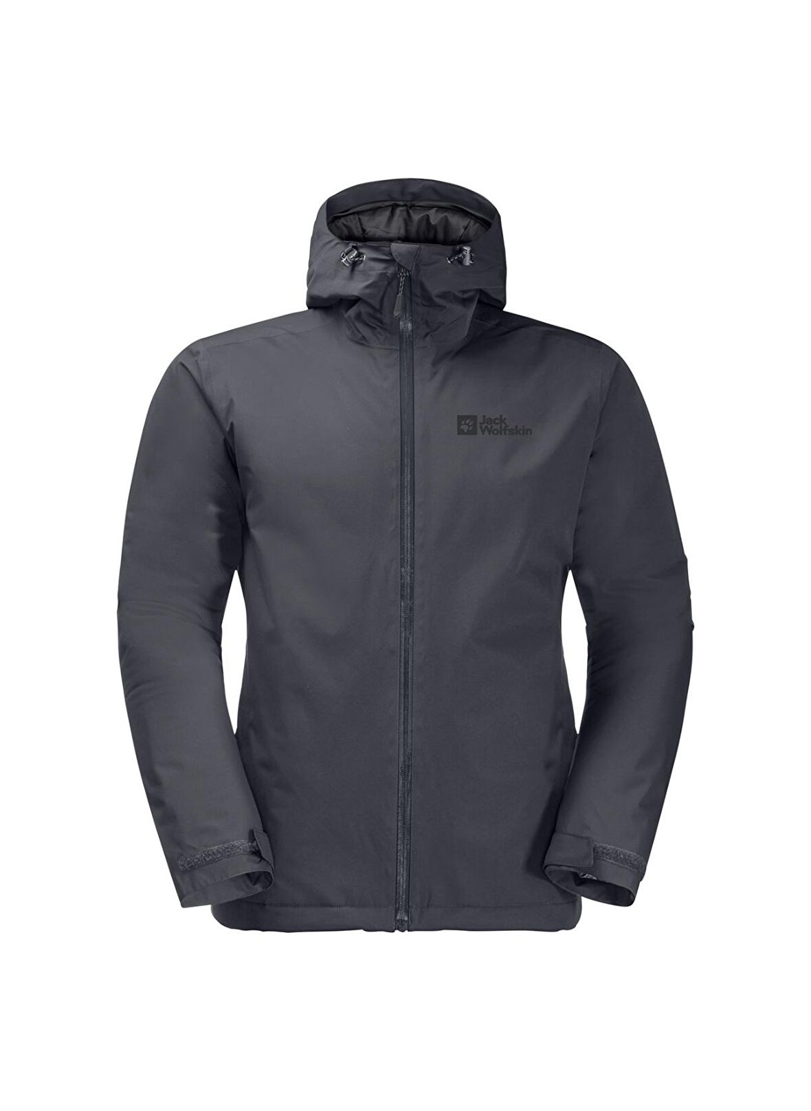 Jack Wolfskin Gri  Erkek Kapüşonlu Termal Zip Ceket 1111723-6230 WISPER INS JKT M