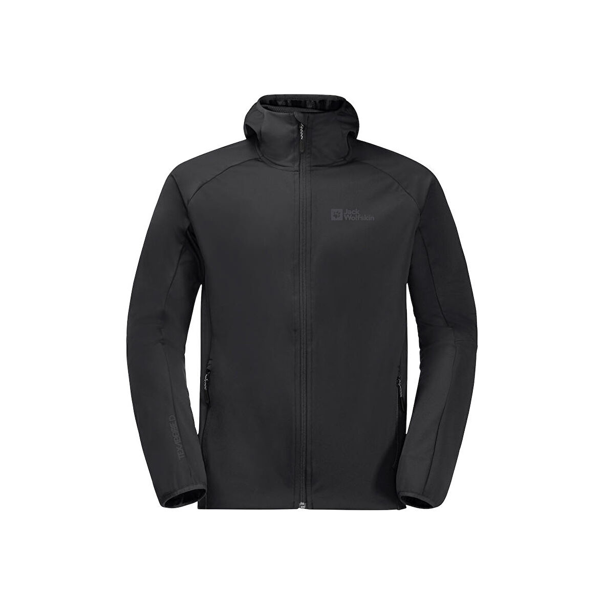 Jack Wolfskin Siyah Erkek Zip Ceket 1306922-6000 FELDBERG HOODY M