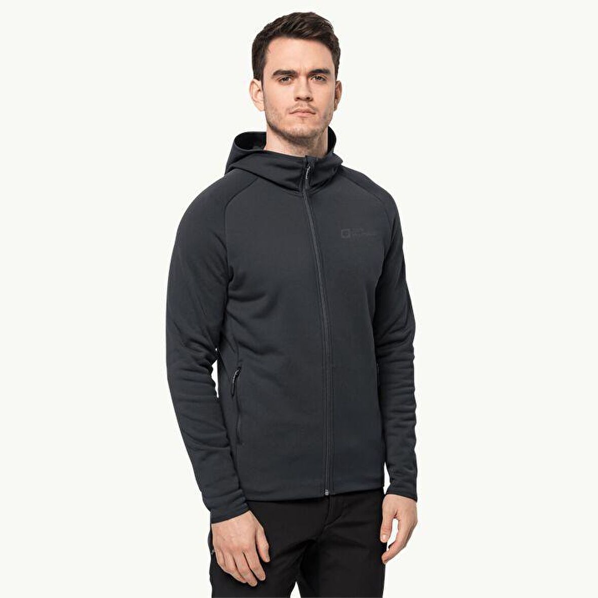 Jack Wolfskin Baiselberg Hooded FZ Erkek Polar Ceket-1710541J33