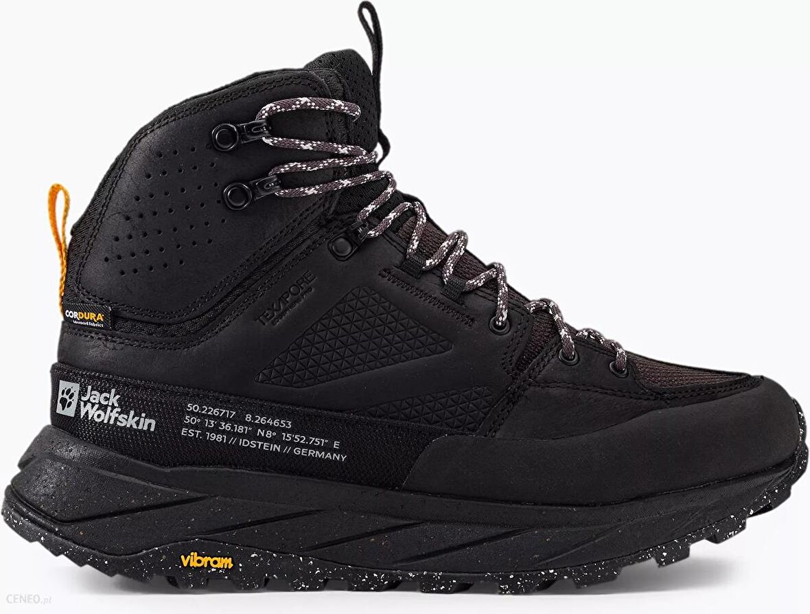 Jack Wolfskin TERRAQUEST TEXAPORE MID M SİYAH Erkek Bot&Çizme