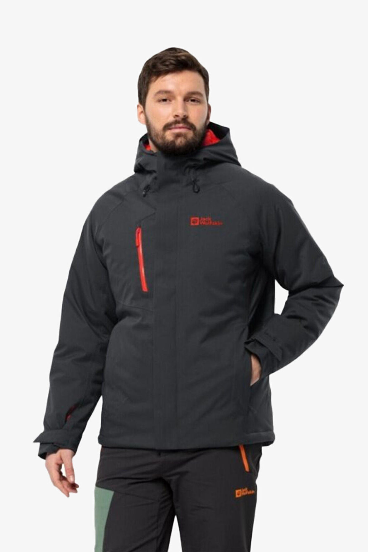 Jack Wolfskin Troposphere Erkek Siyah Mont 1115321-6350