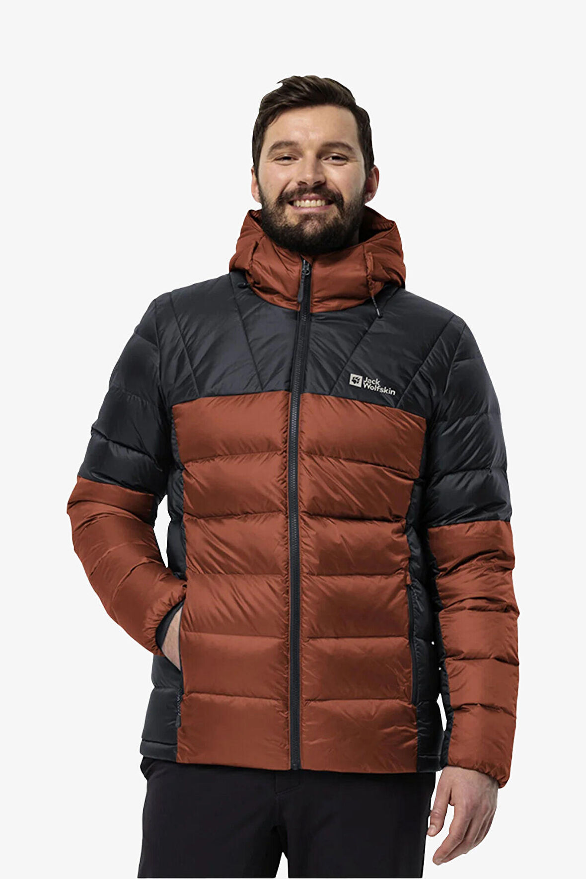 Jack Wolfskin Nebelhorn Down Erkek Turuncu Mont 1207141-2503