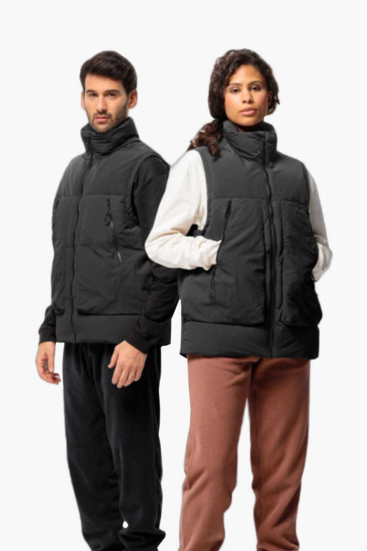 Jack Wolfskin Dellbrueck Unisex Gri Yelek 1207621-6502